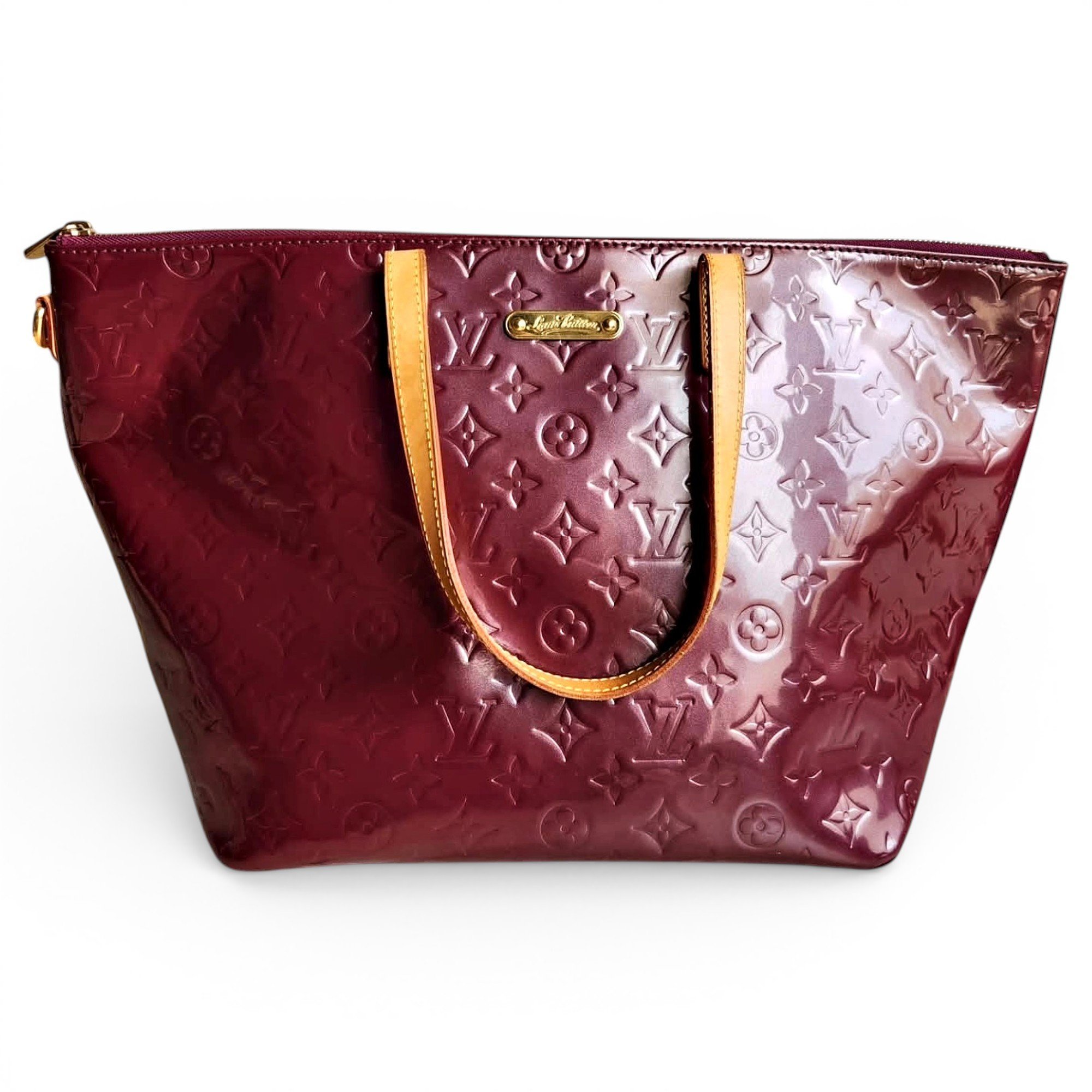 Louis Vuitton Bellevue patent leather tote