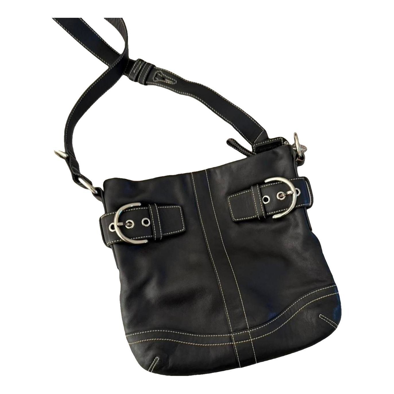 Leather handbag