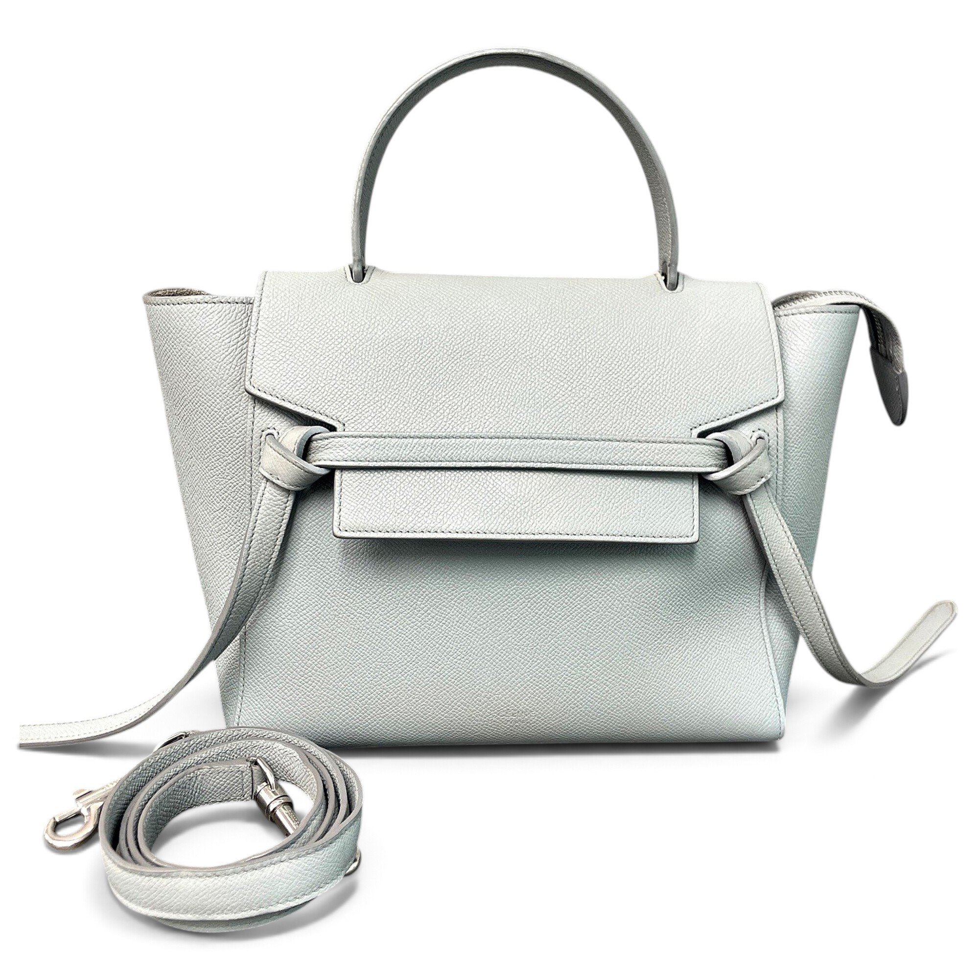 Belt leather handbag
