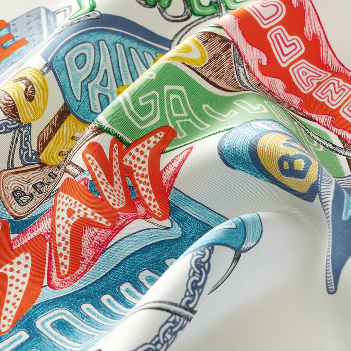 Chevaloscope Neon Scarf 45