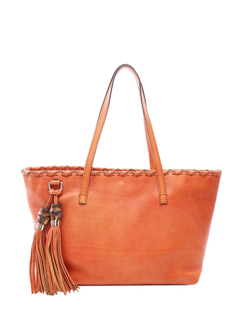 2000-2015 Calfskin Bamboo Tassel tote bag