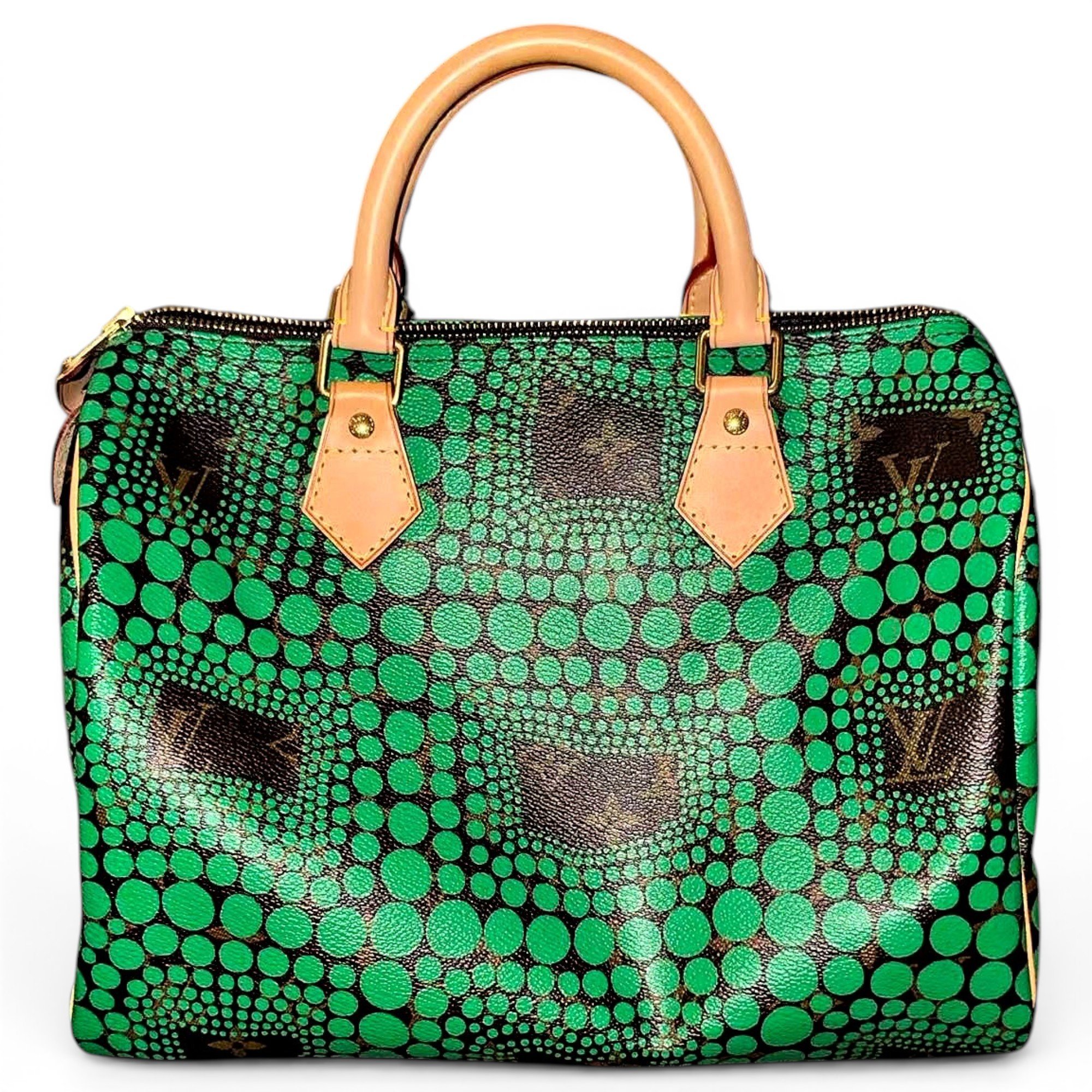 Speedy leather handbag