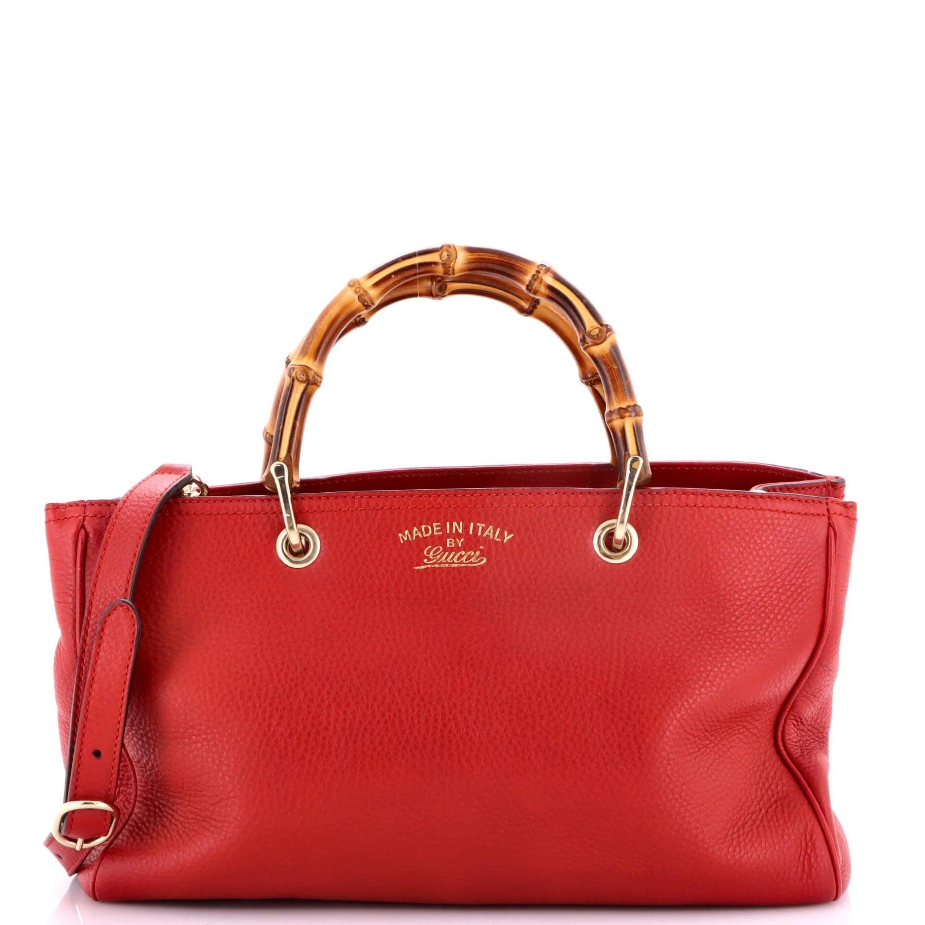 Leather tote
