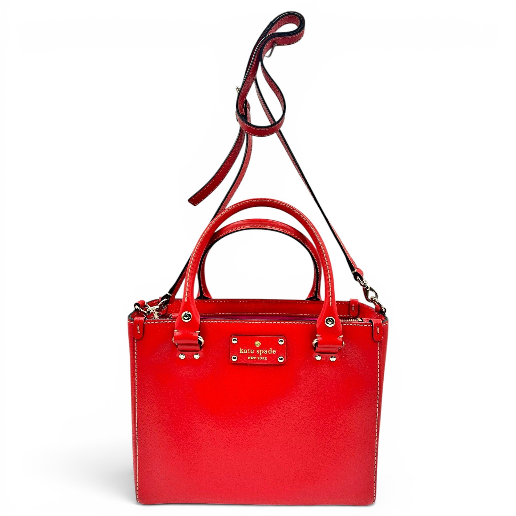 Leather crossbody bag