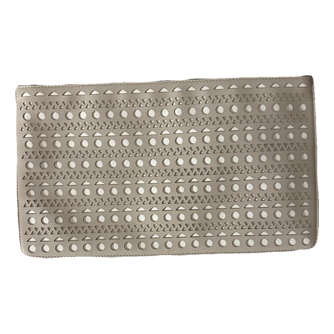 Alaia Leather clutch bag