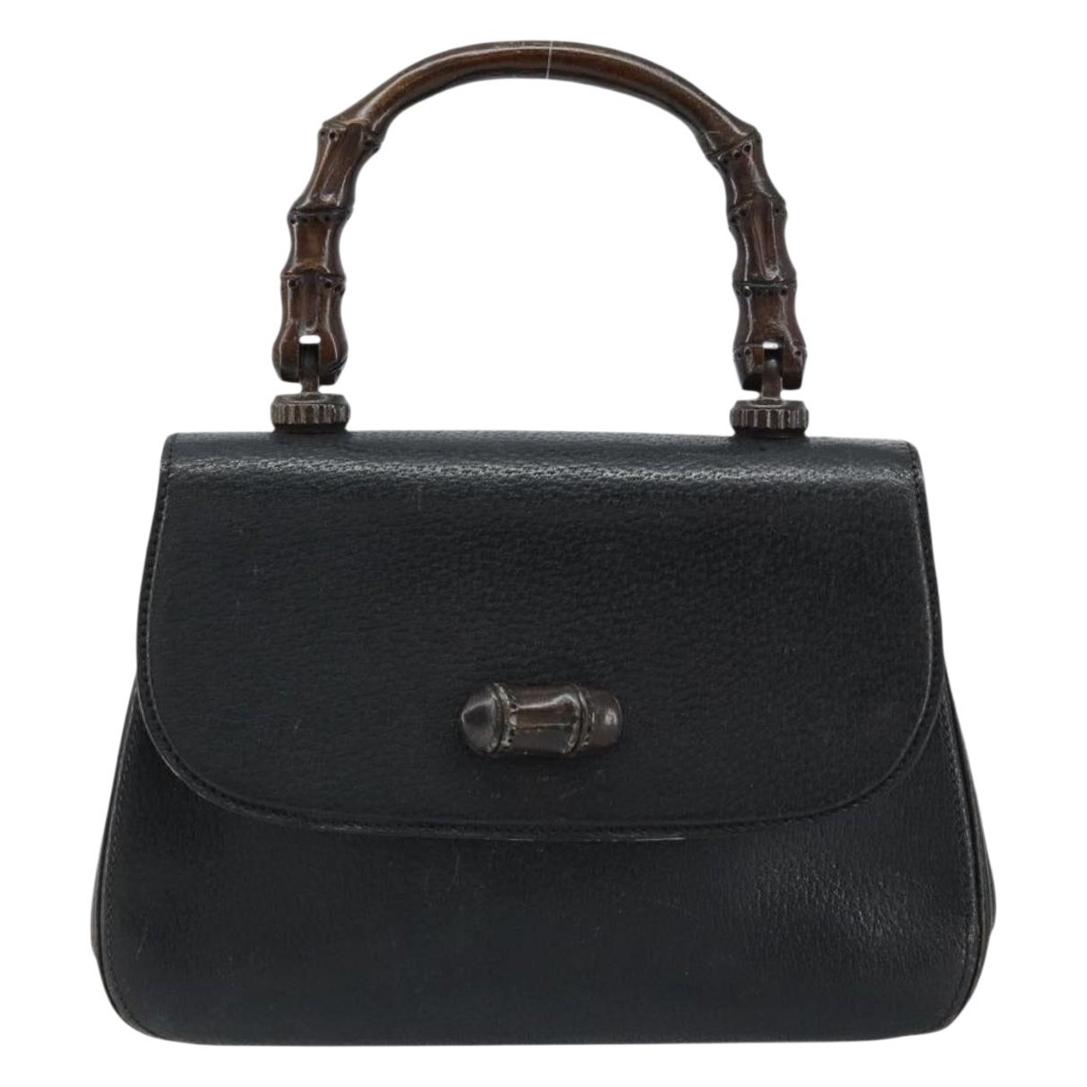 Bamboo leather handbag