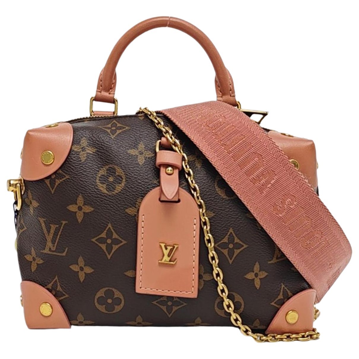 Petite Malle leather handbag
