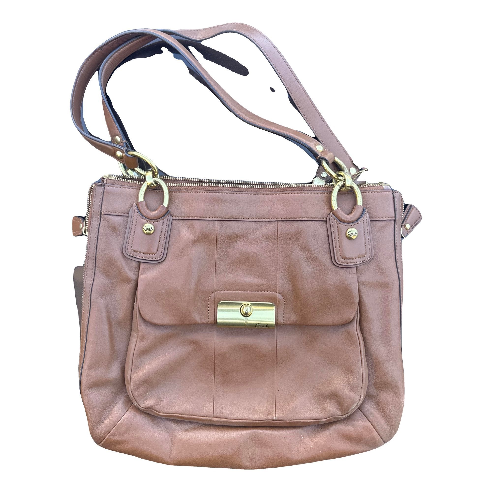Leather handbag