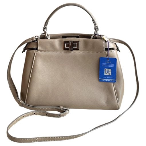 Peekaboo leather handbag