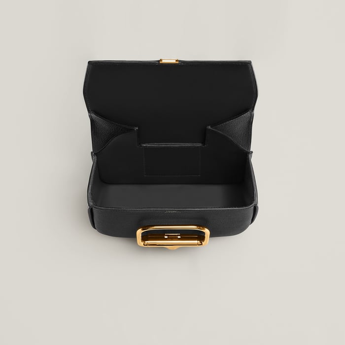Noir Hermès Della Cavalleria Mini Bag