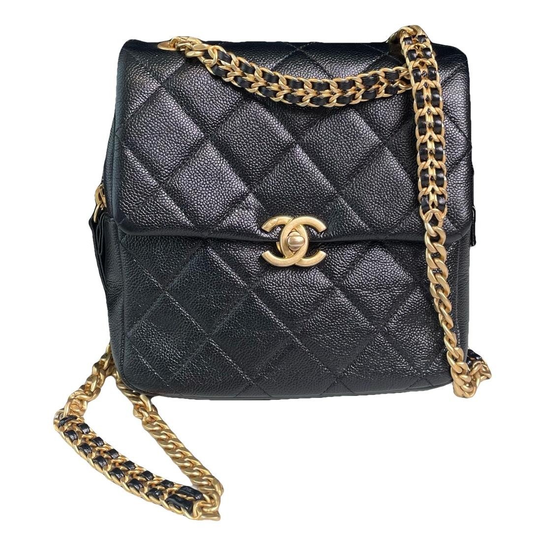 Leather backpack