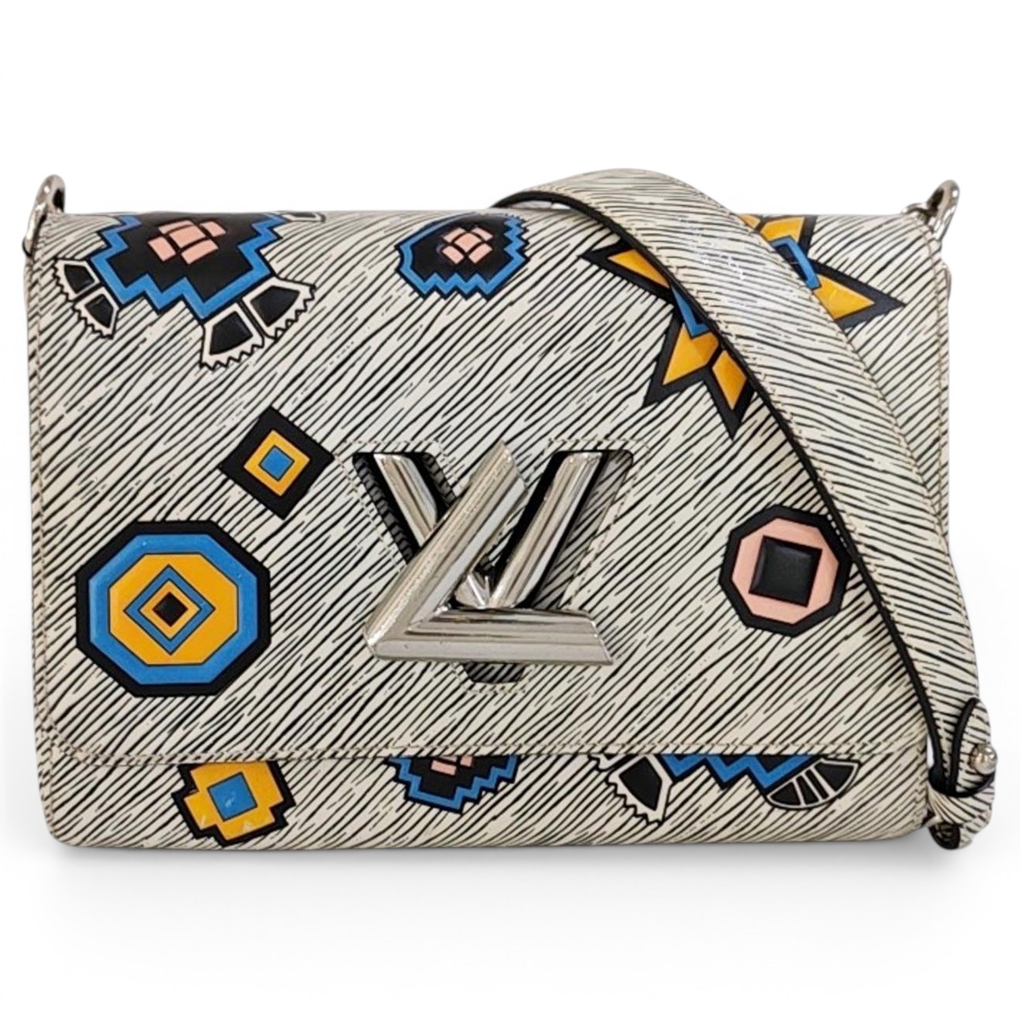 Twist leather crossbody bag