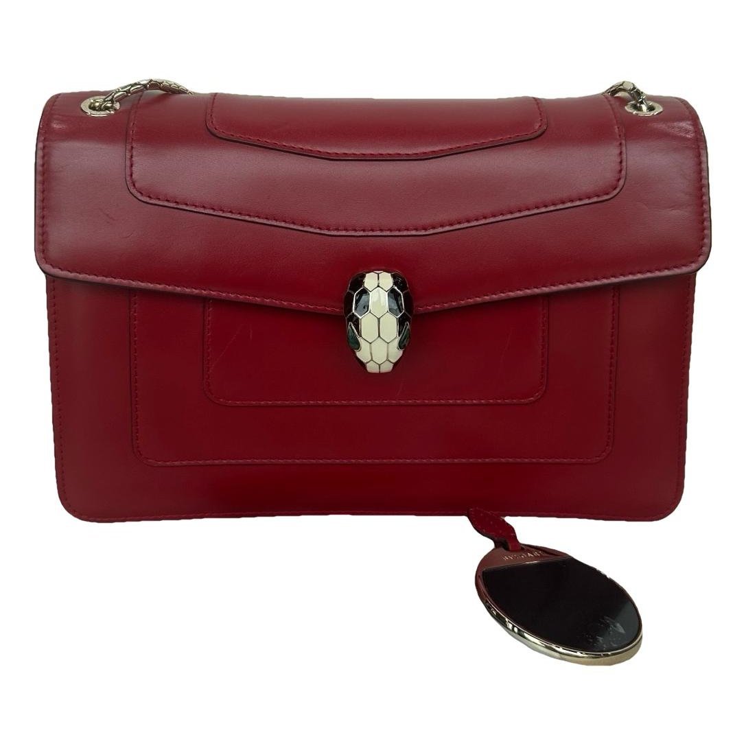 Serpenti leather handbag