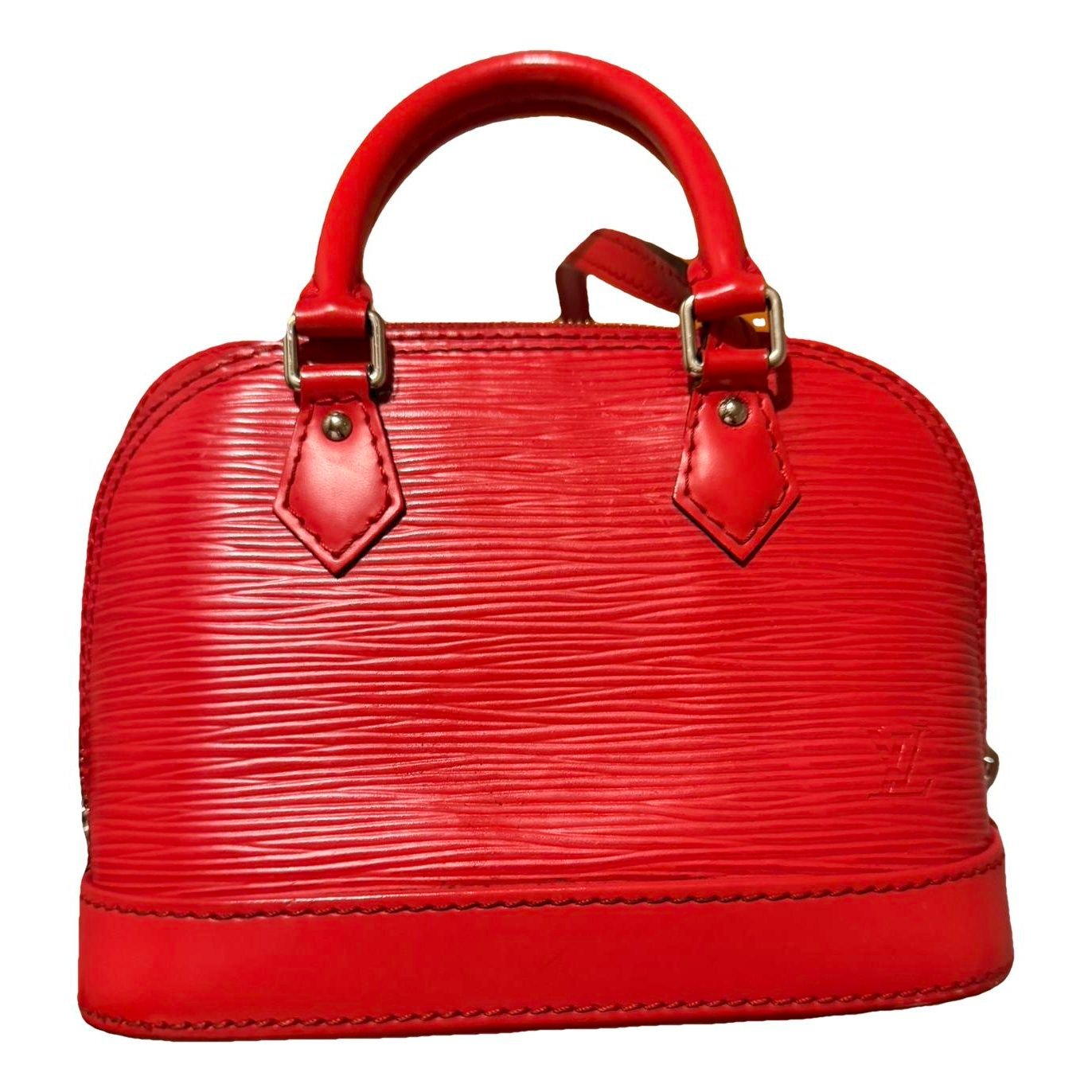 Louis Vuitton Alma BB leather handbag