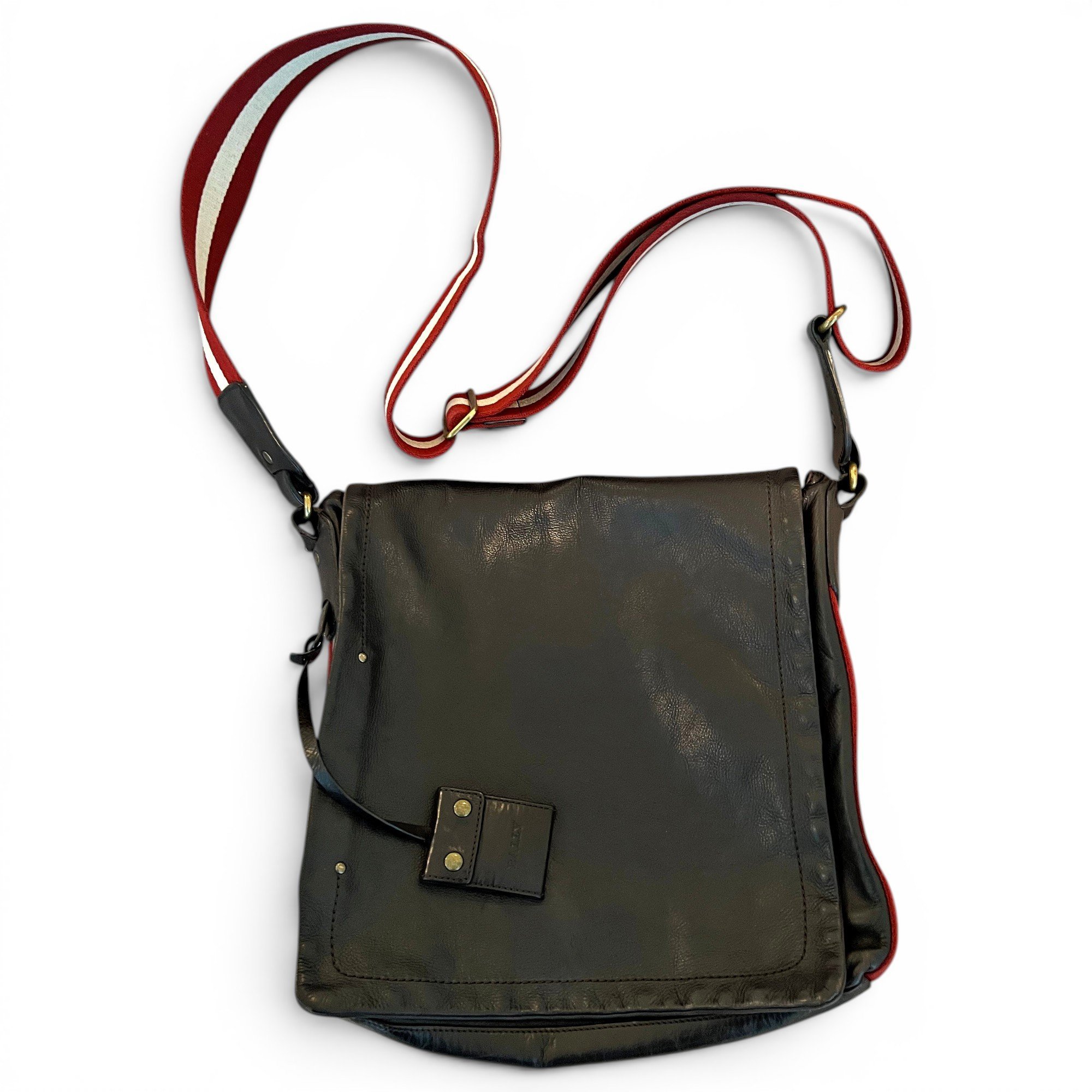 Leather travel bag