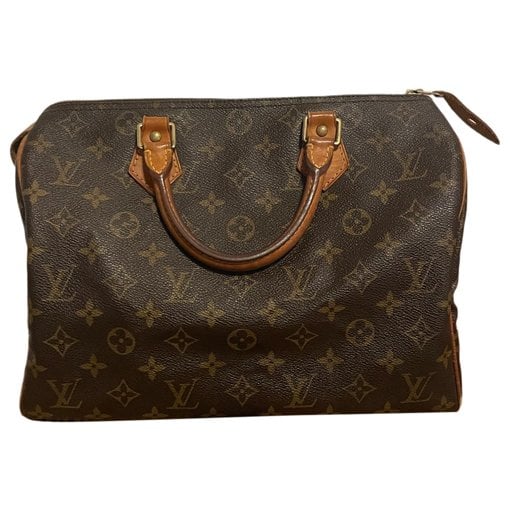 Speedy leather handbag