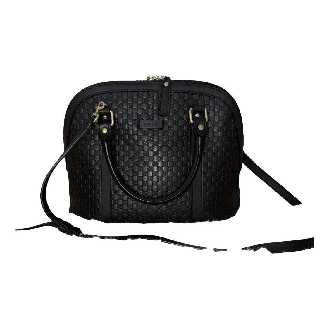 Dôme leather handbag