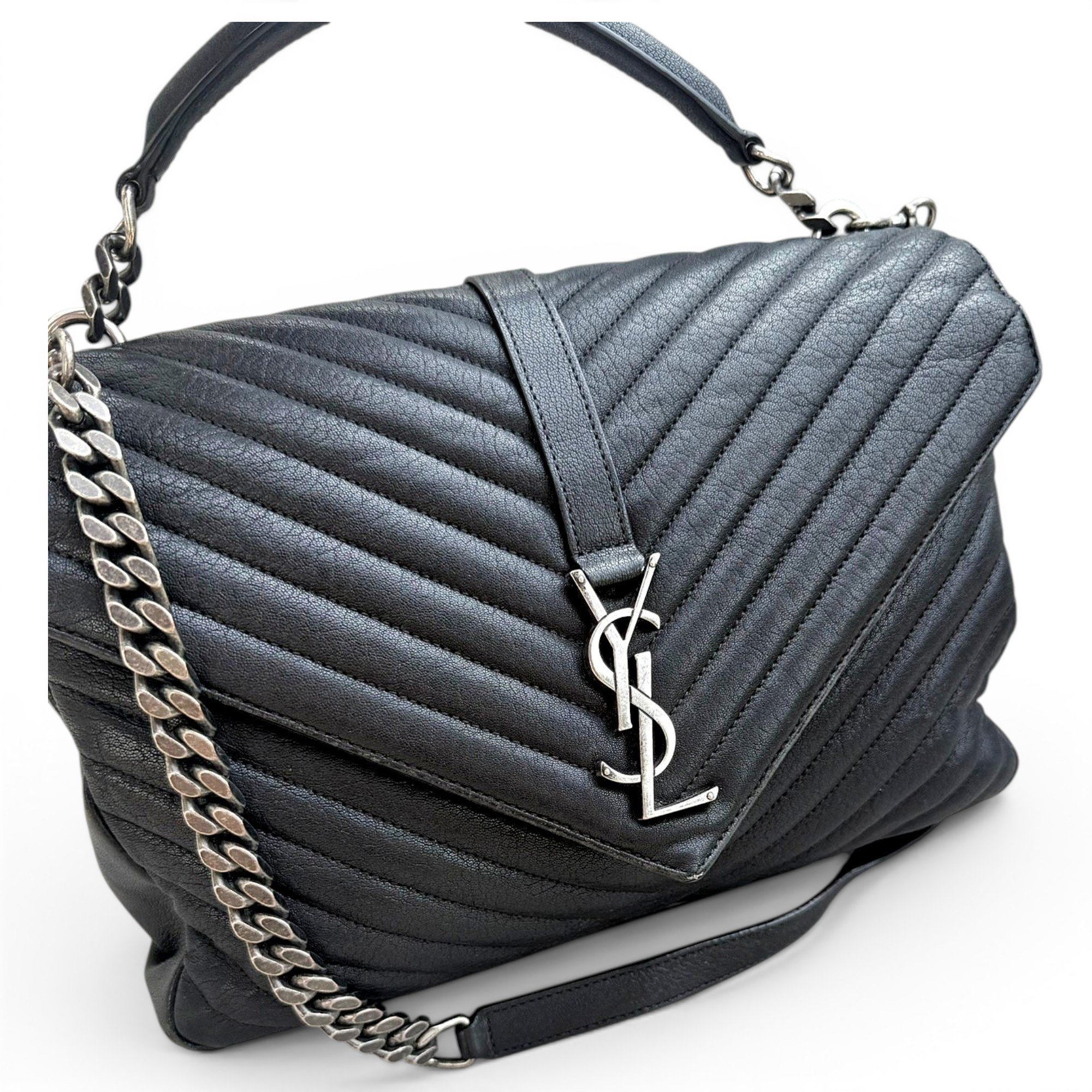 Leather handbag