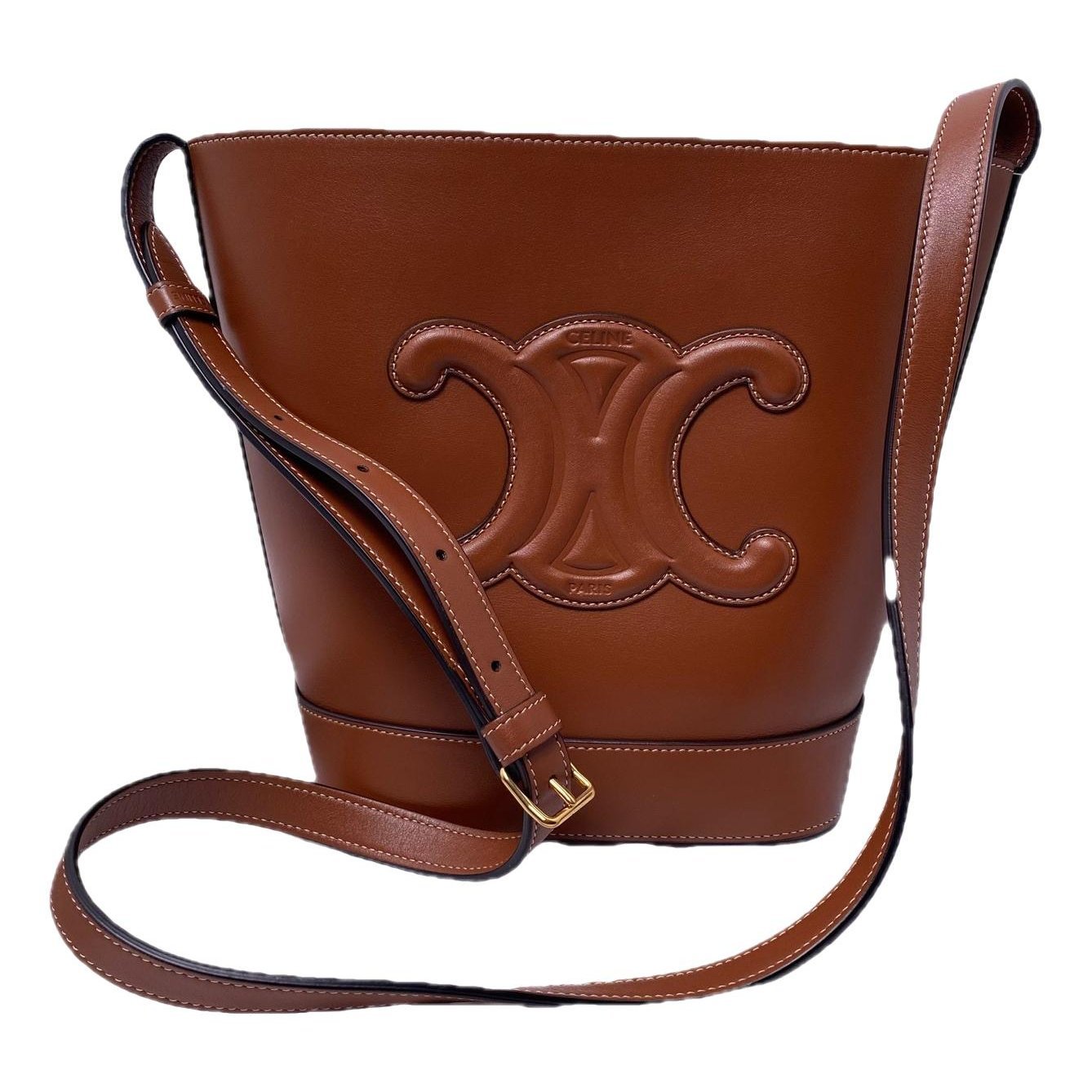 SAC SEAU leather handbag
