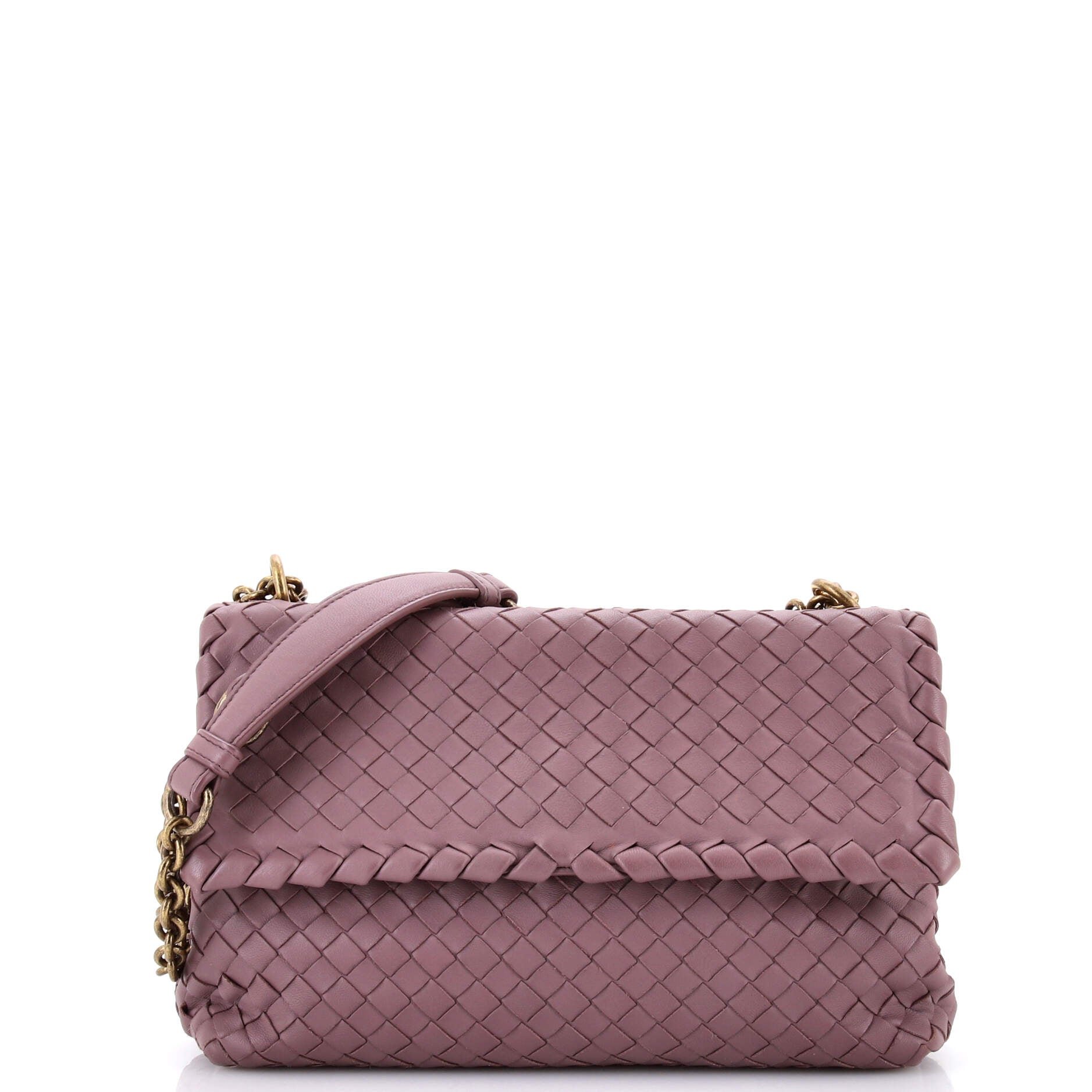Bottega Veneta Olimpia Crossbody Bag Intrecciato Nappa Small