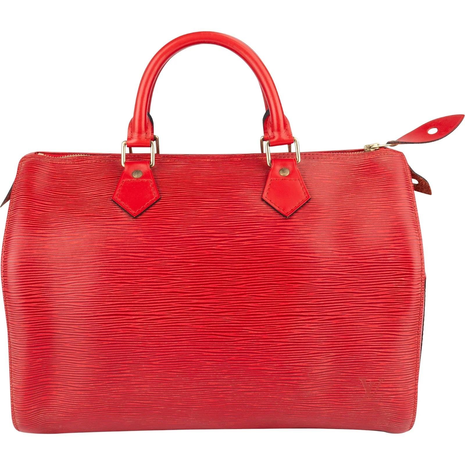 Speedy leather handbag