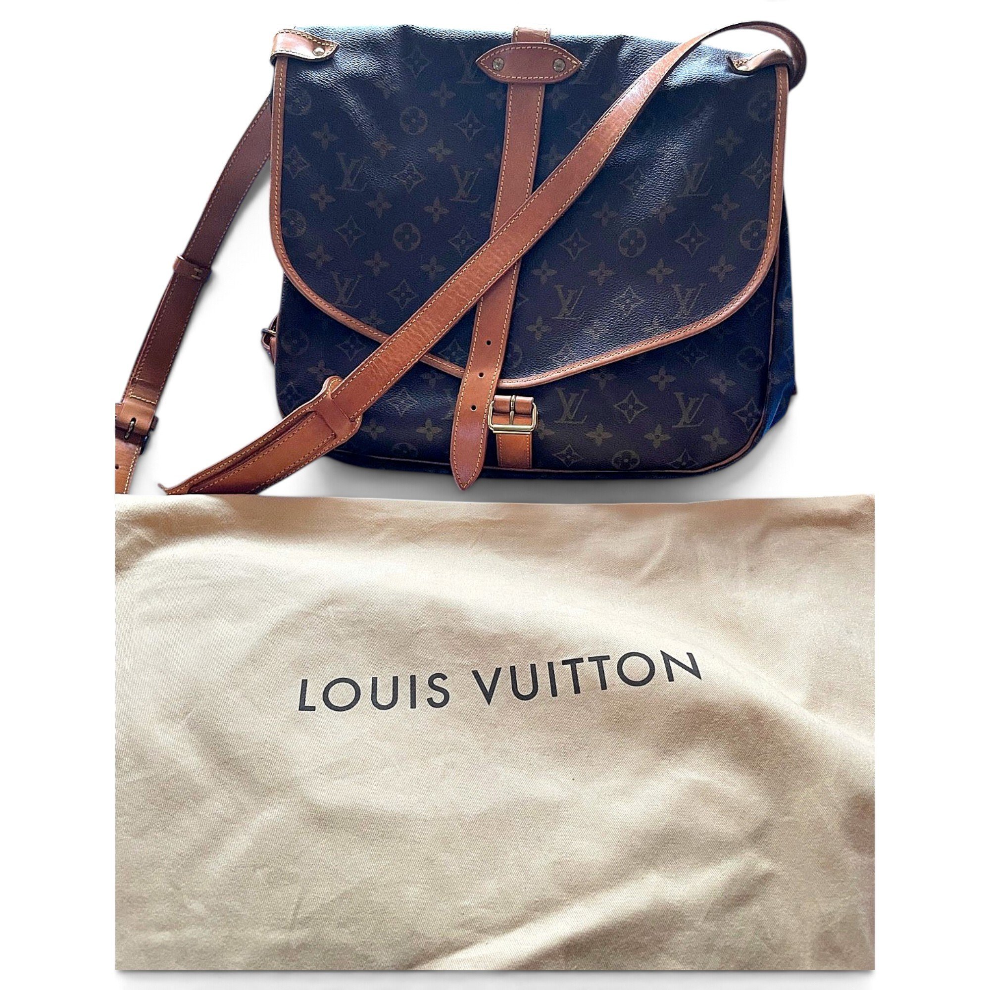 Saumur leather crossbody bag