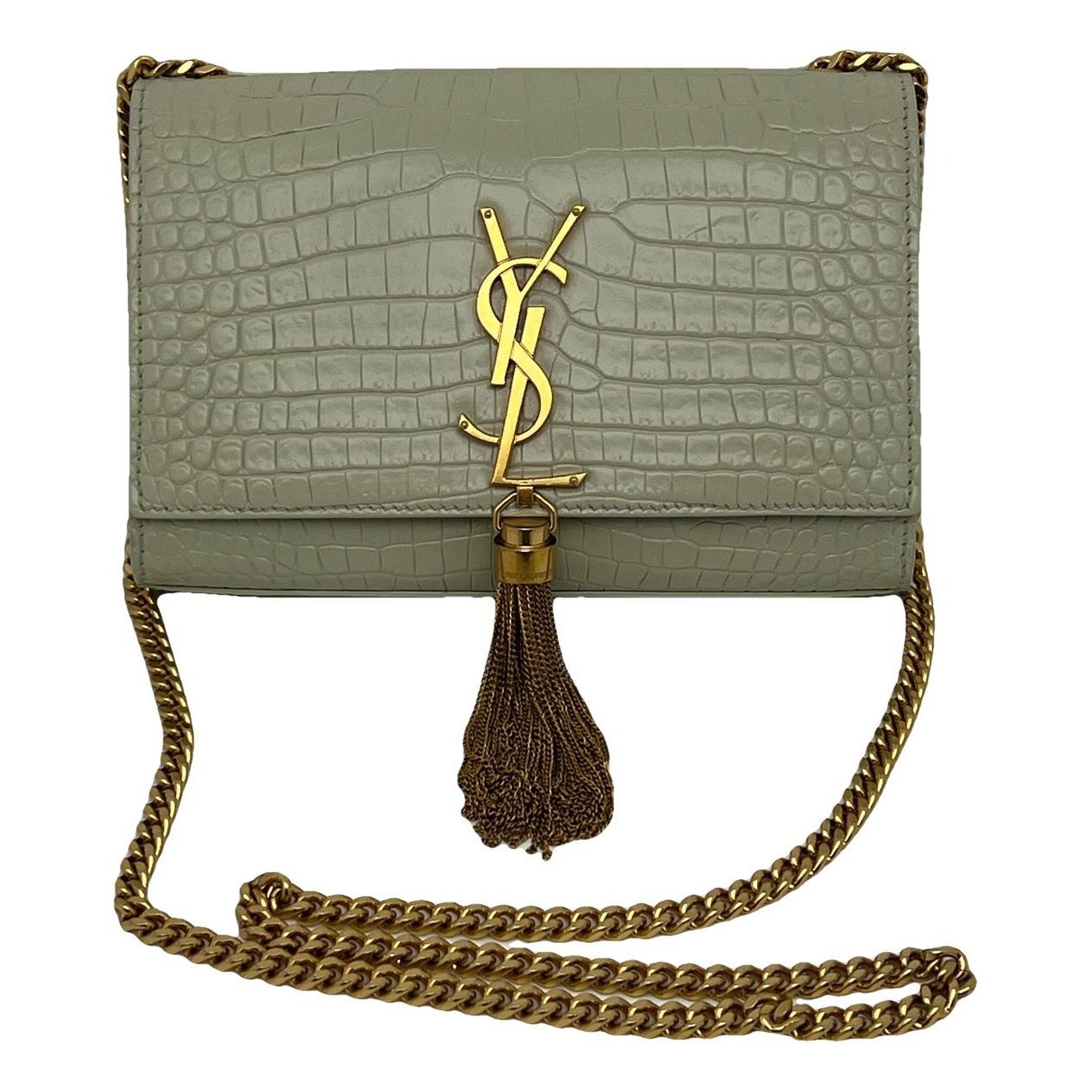 Pompom Kate leather handbag
