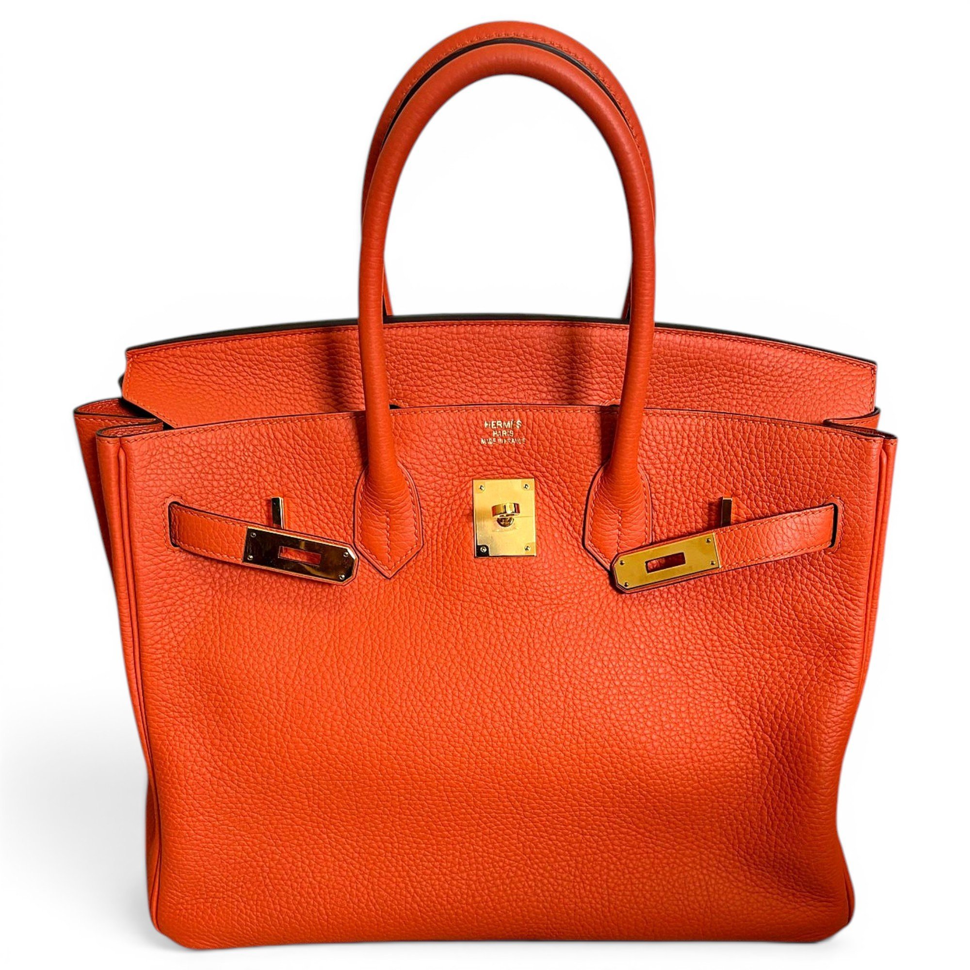 Birkin 35 leather handbag
