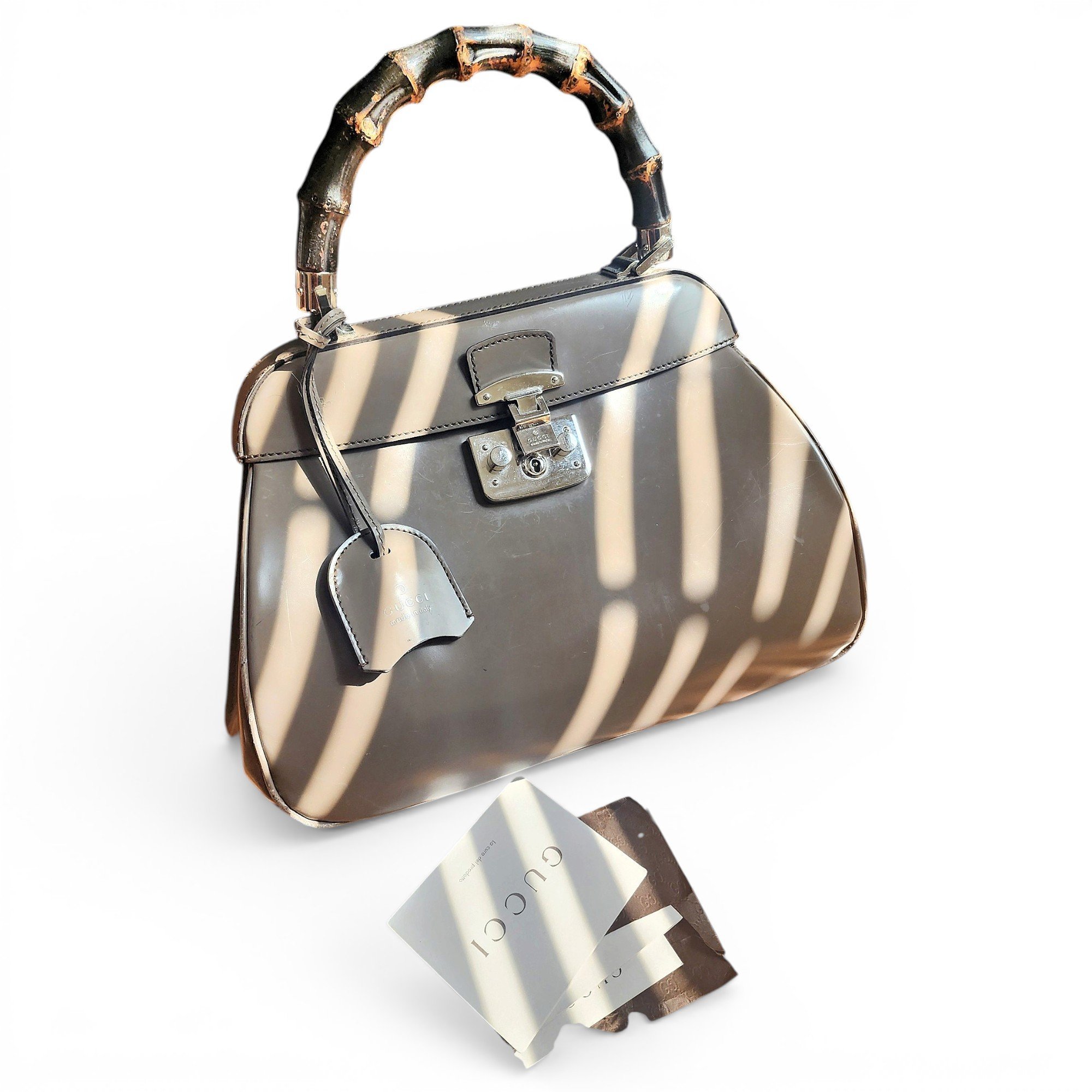 Bambou Diva leather handbag