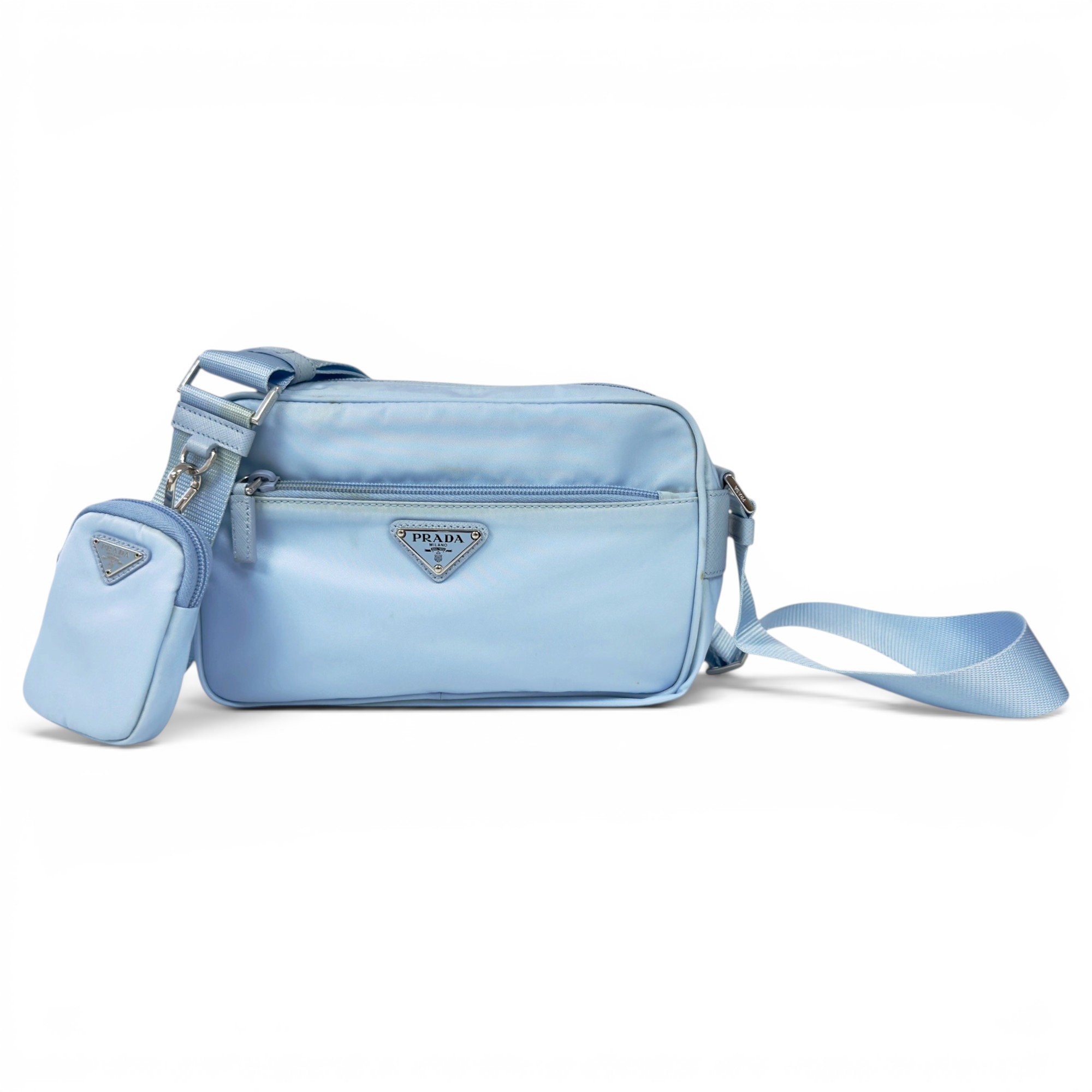 Re-edition cloth crossbody bag