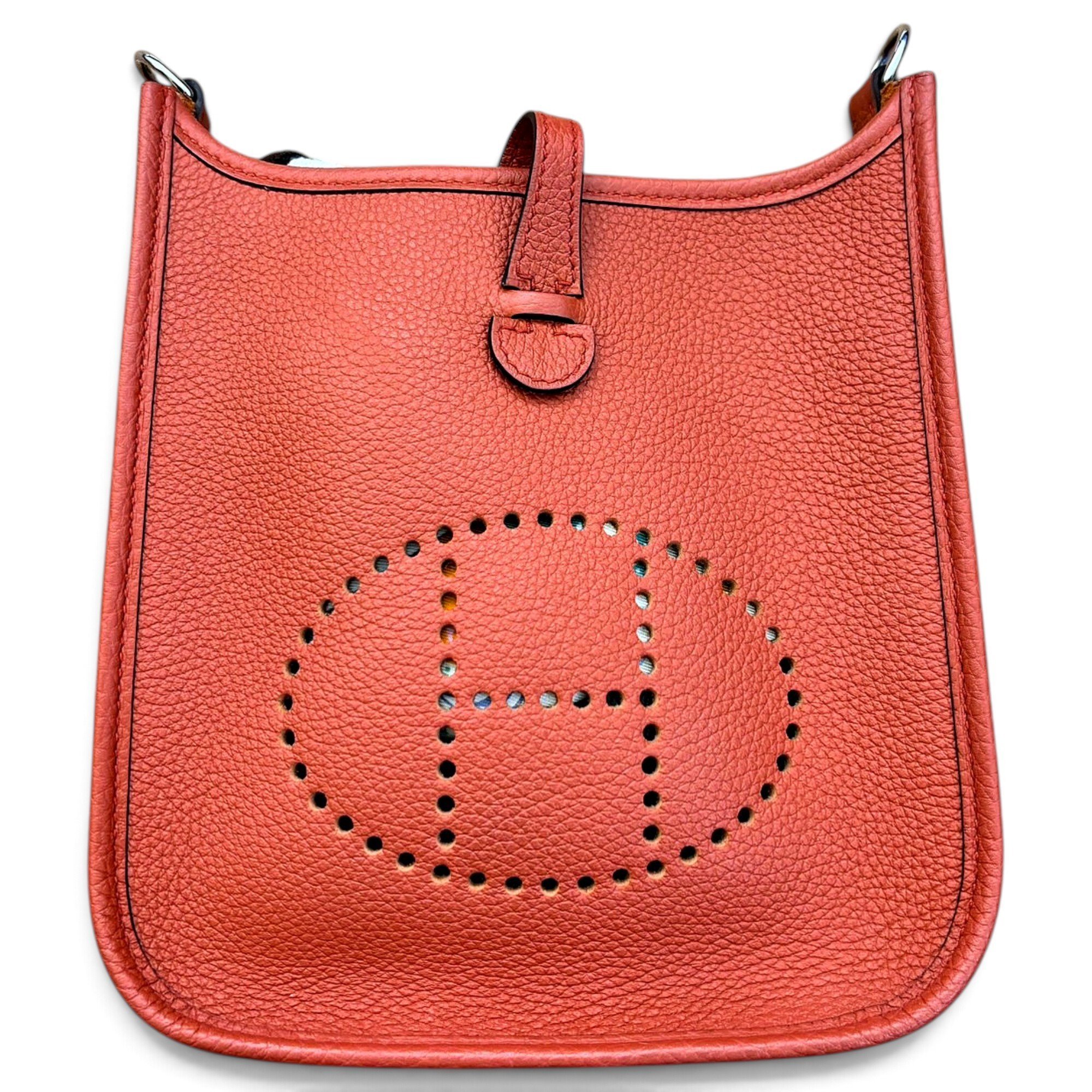 Hermes Evelyne Handbag Terre Battue