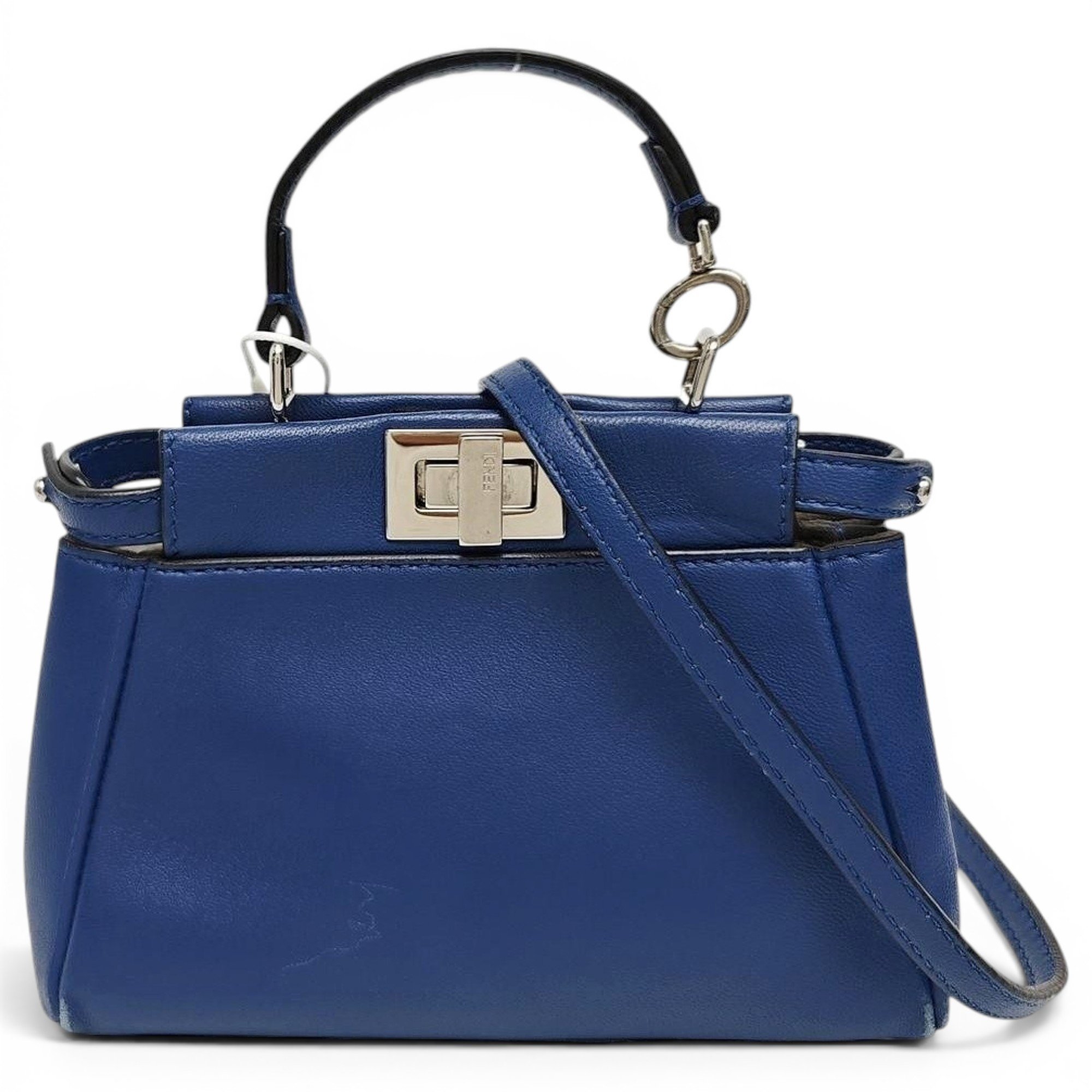 Peekaboo leather handbag