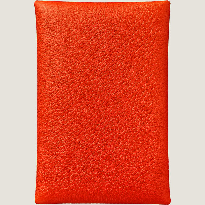 Orange Poppy Calvi Card Holder