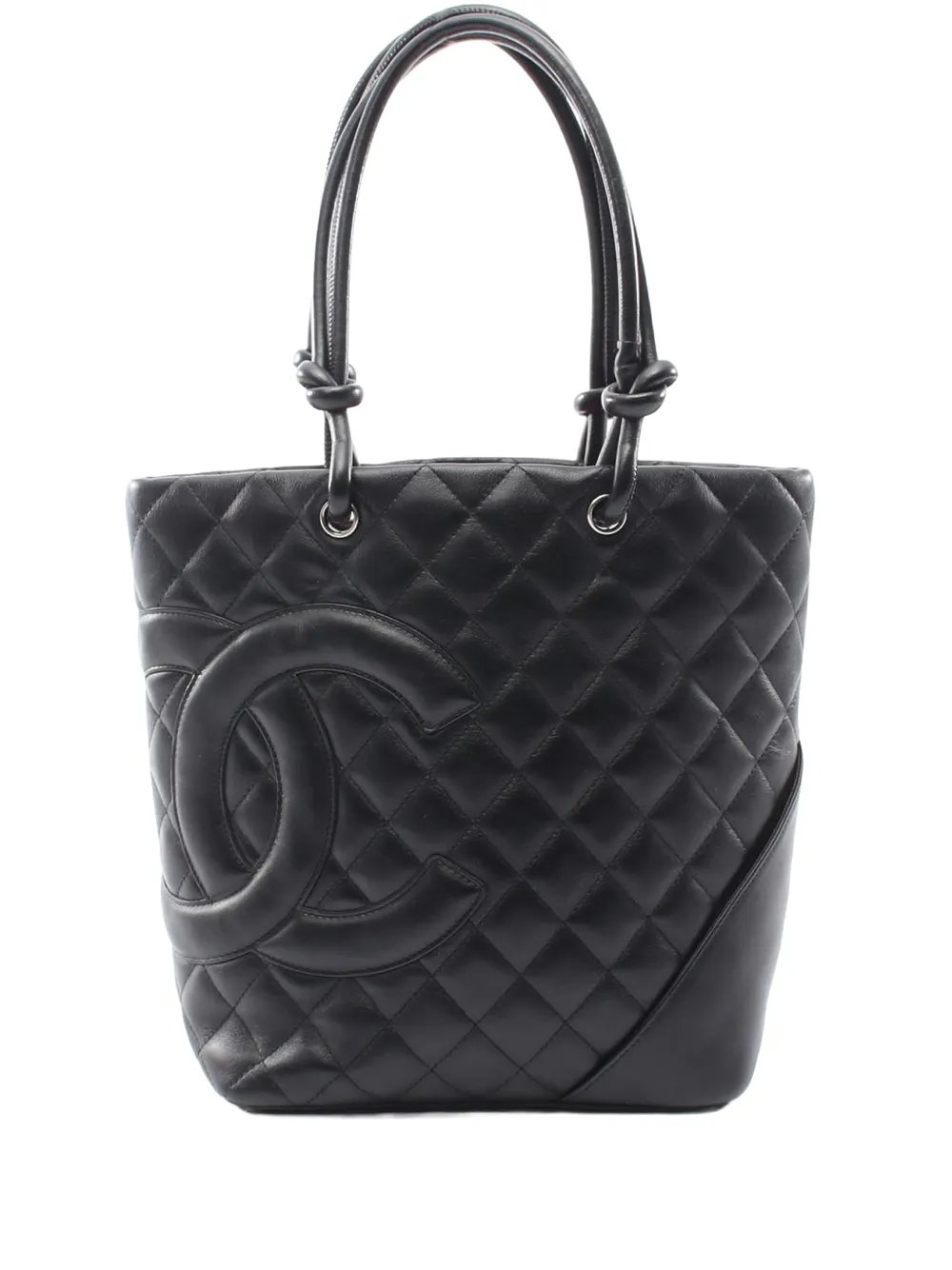 2005-2006 Medium Lambskin Cambon Ligne tote bag