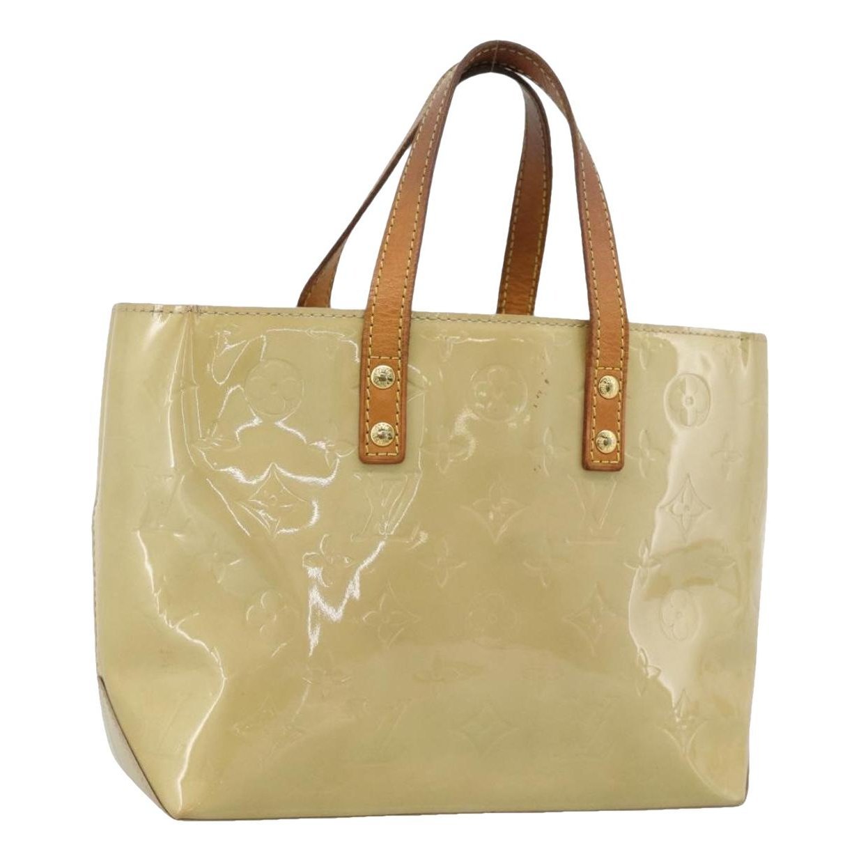 Reade patent leather handbag