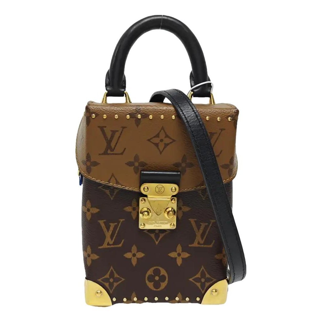 Camera Box leather handbag