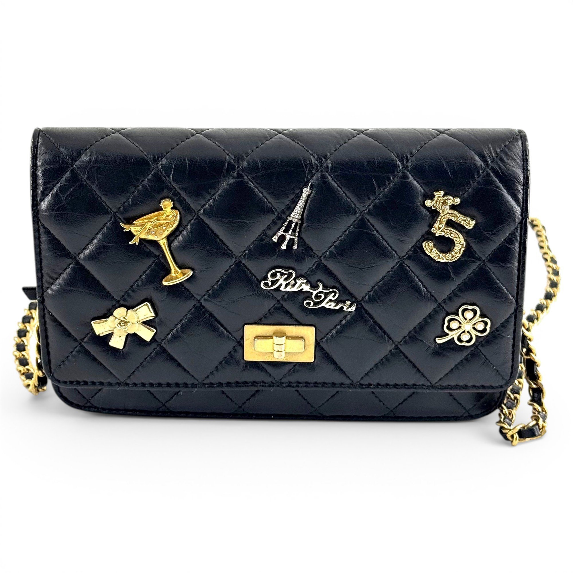 Wallet On Chain 2.55 leather handbag