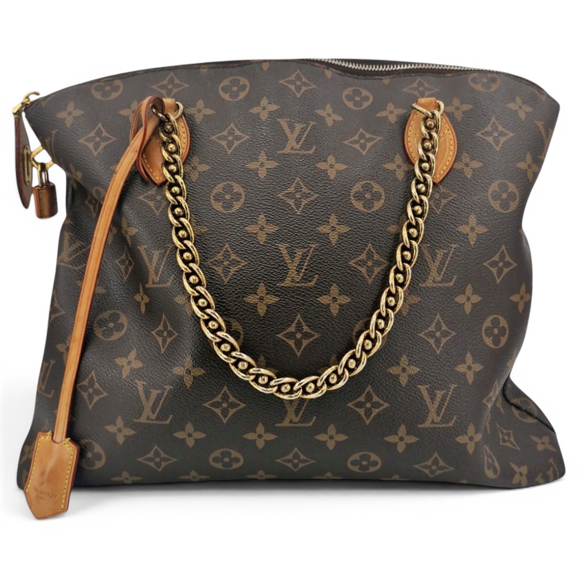 Lockit leather handbag