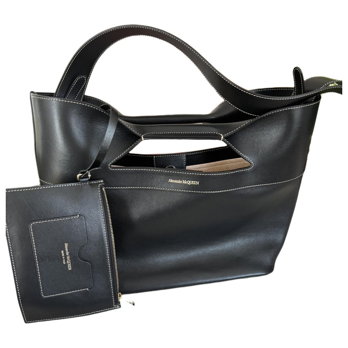 Leather handbag