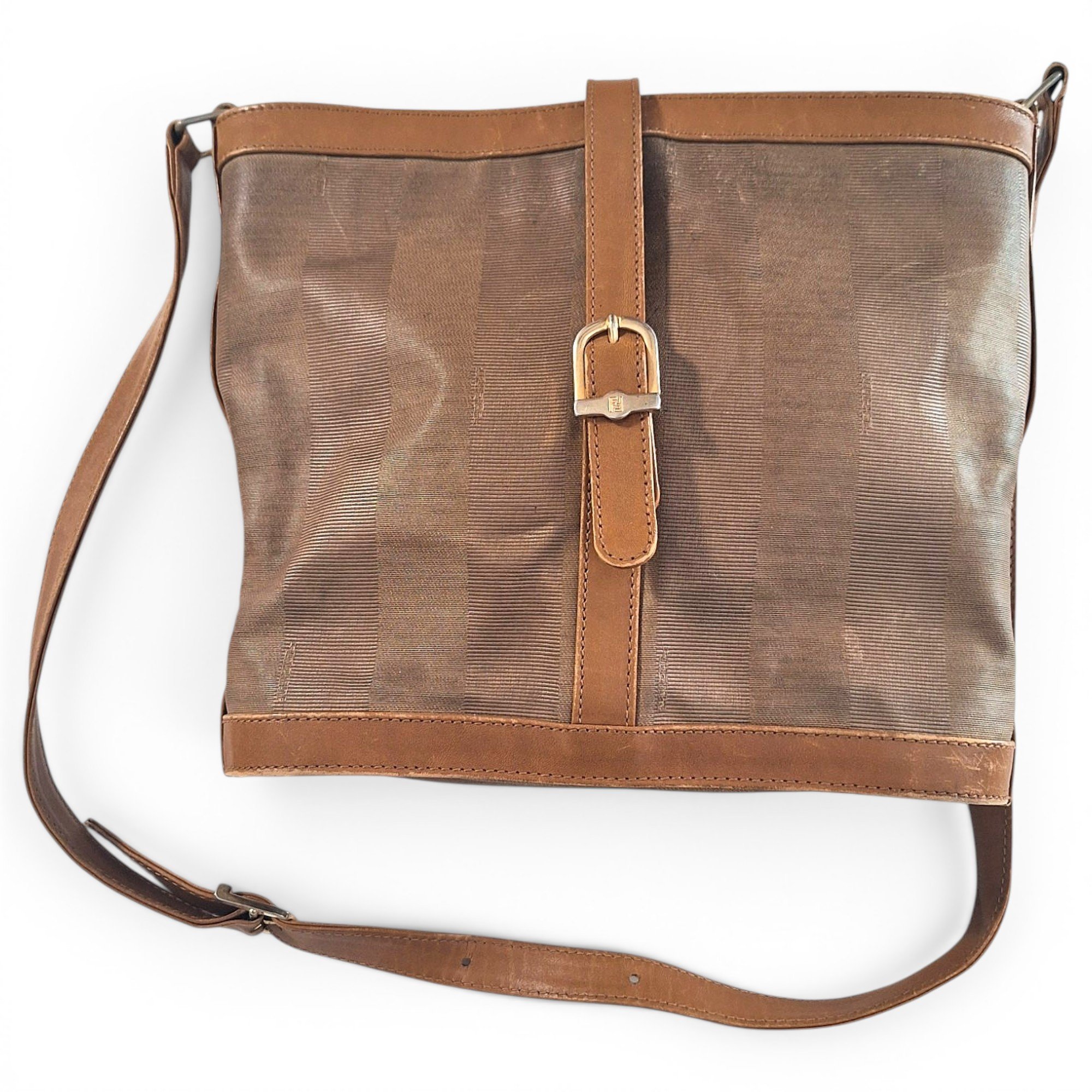Fendi Carla Selleria leather handbag