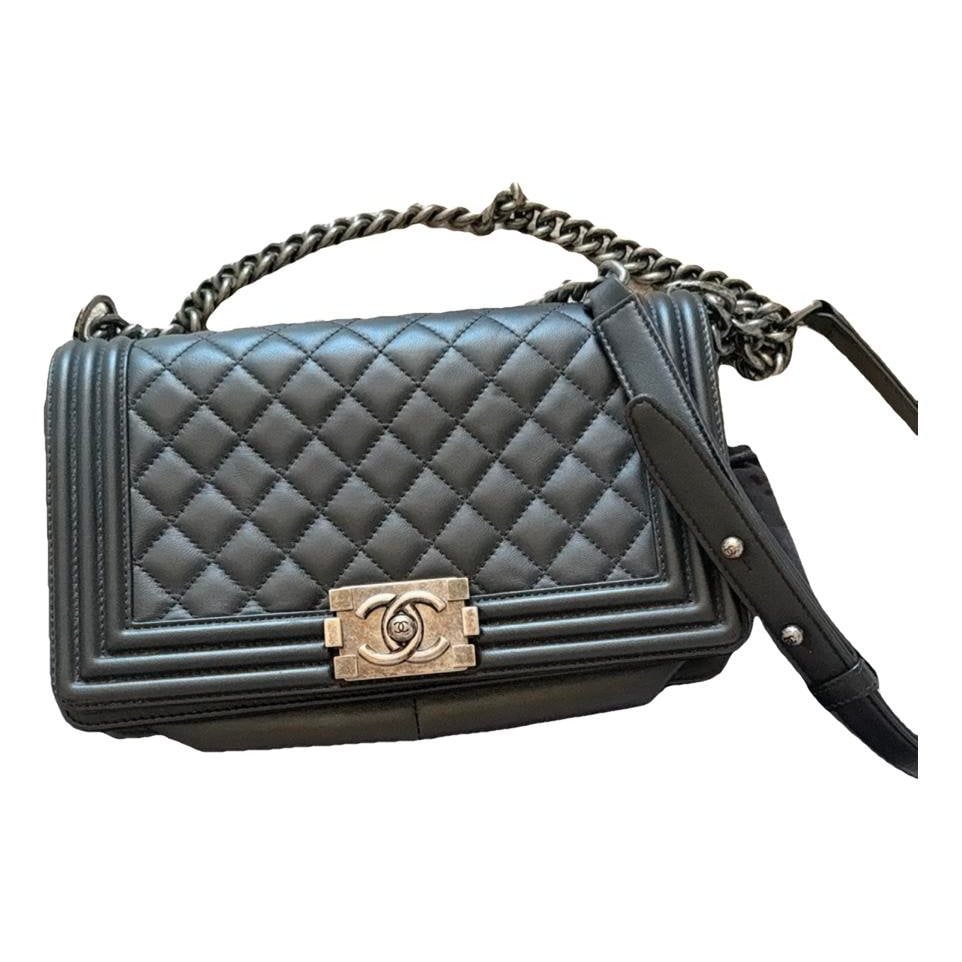 Boy leather crossbody bag