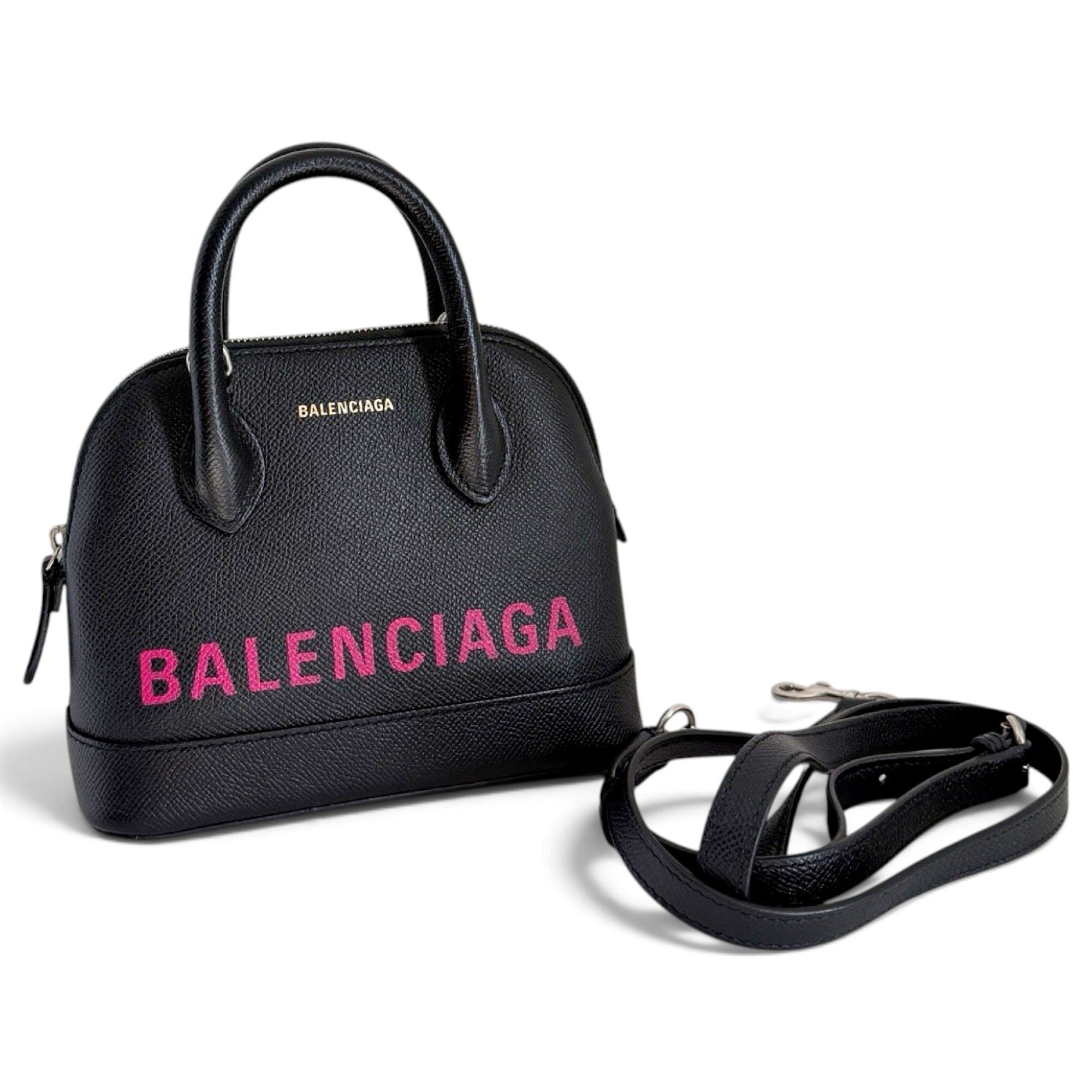 Ville Top Handle leather handbag