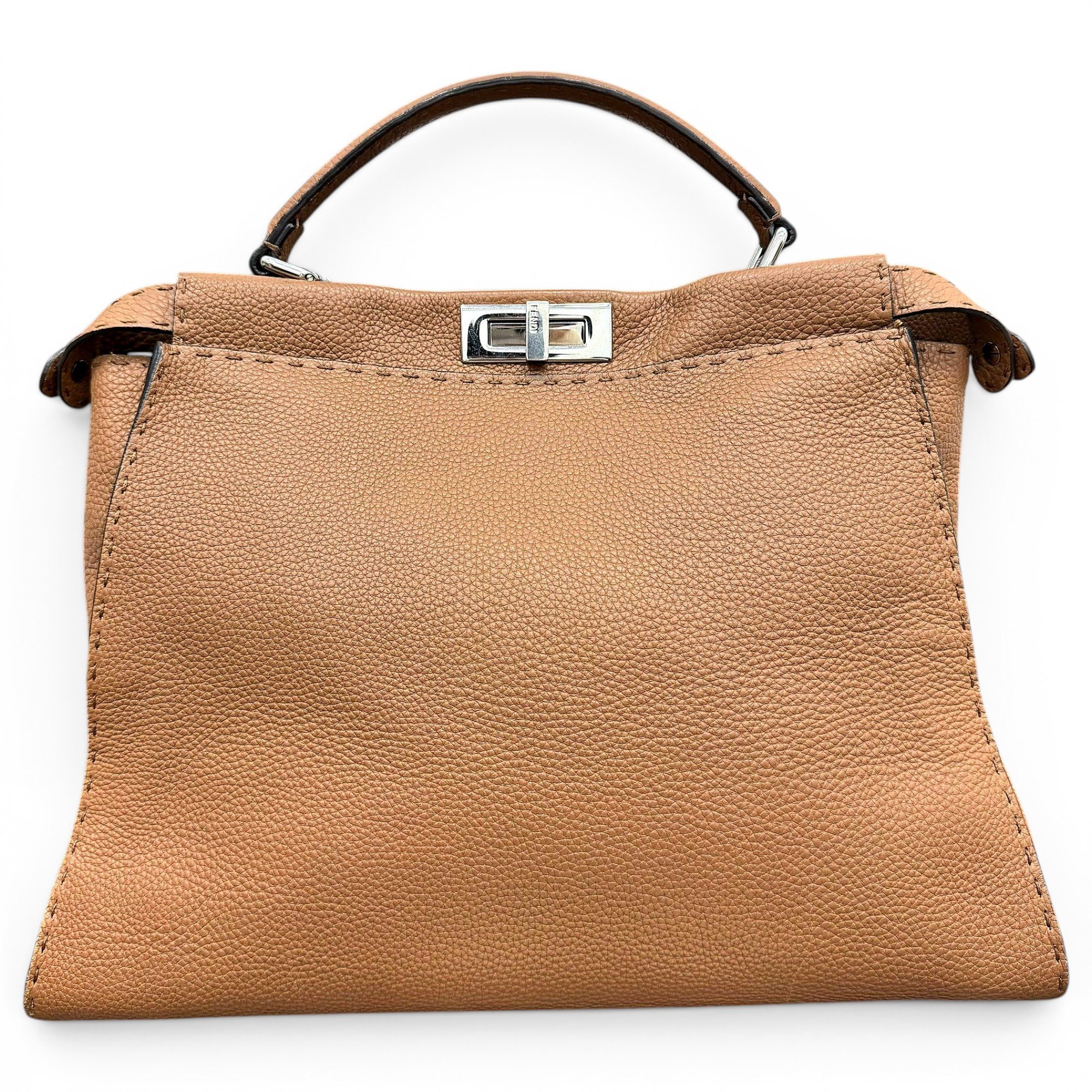 Peekaboo leather handbag