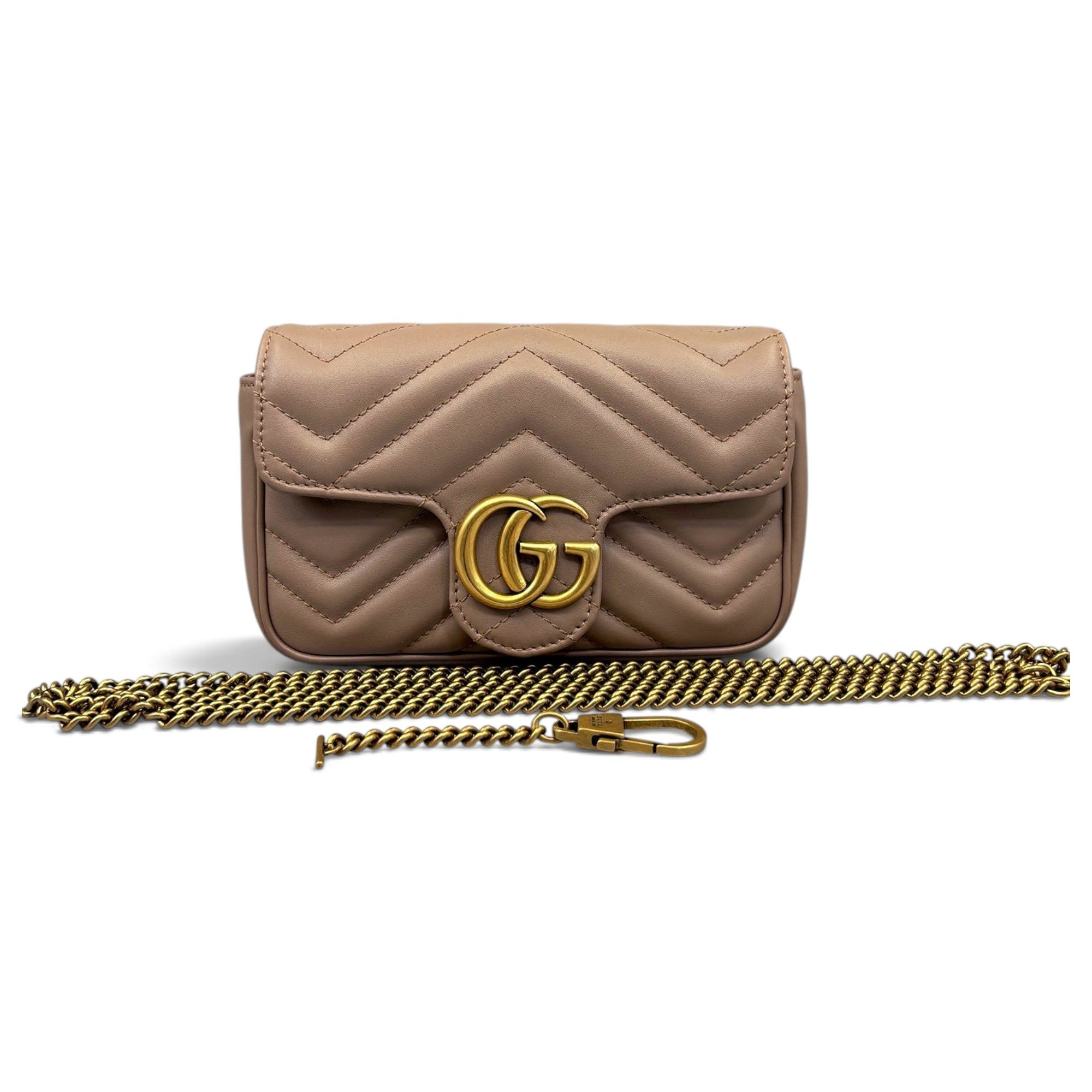 GG Marmont Flap leather crossbody bag