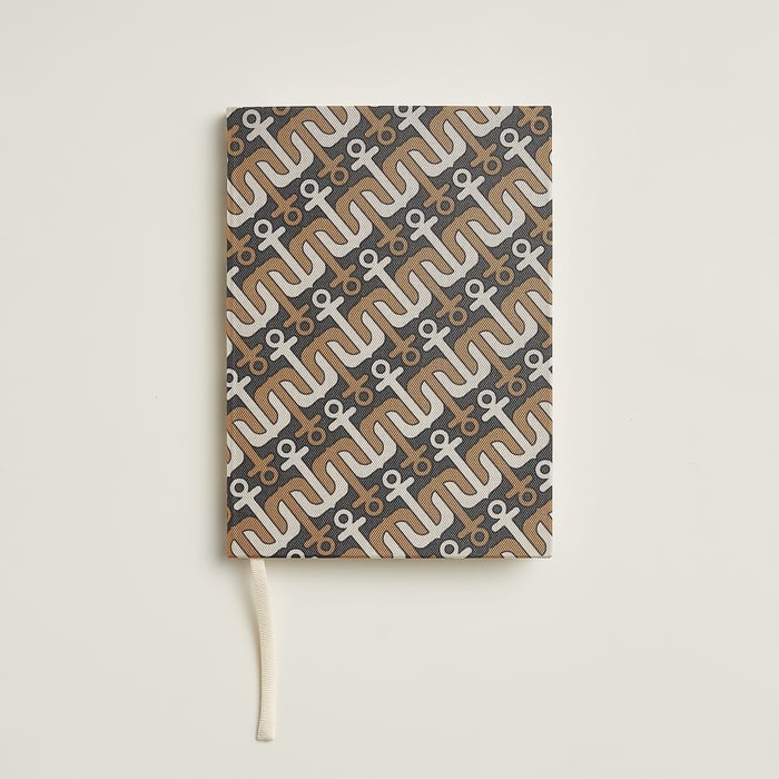 "Ancres" Silk Notebook