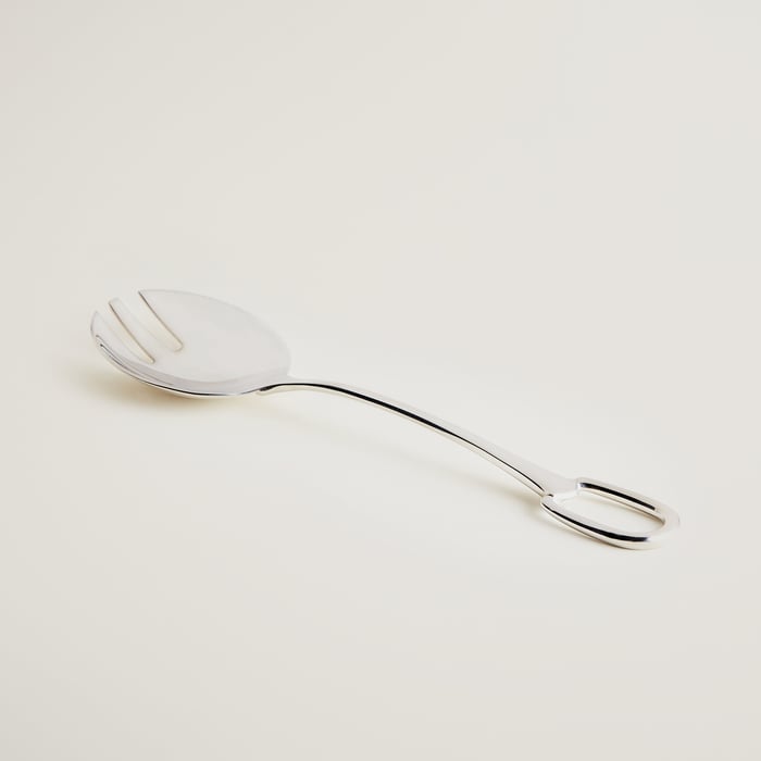 Sans Coloris Attelage Silver Salad Serving Fork
