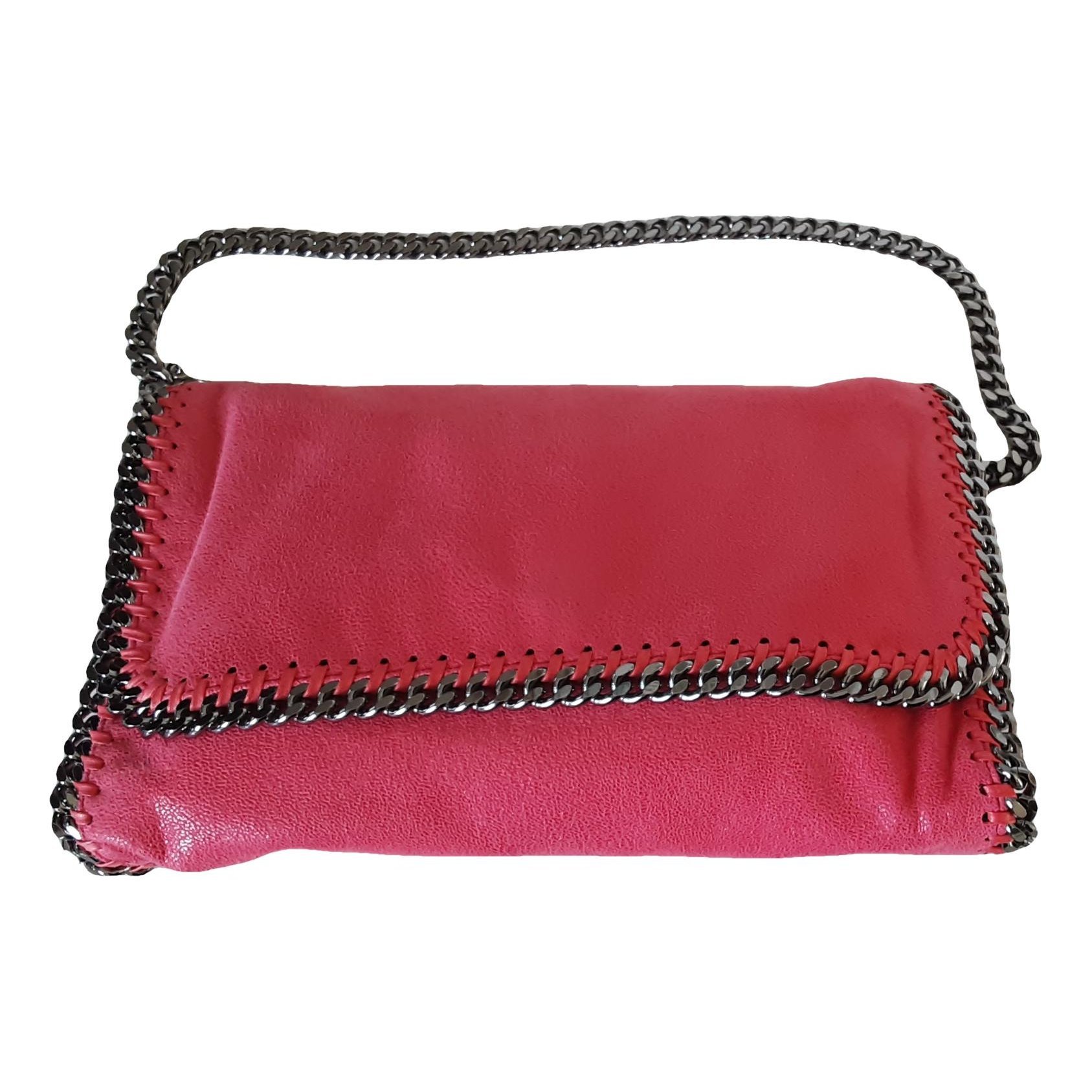 Falabella vegan leather clutch bag