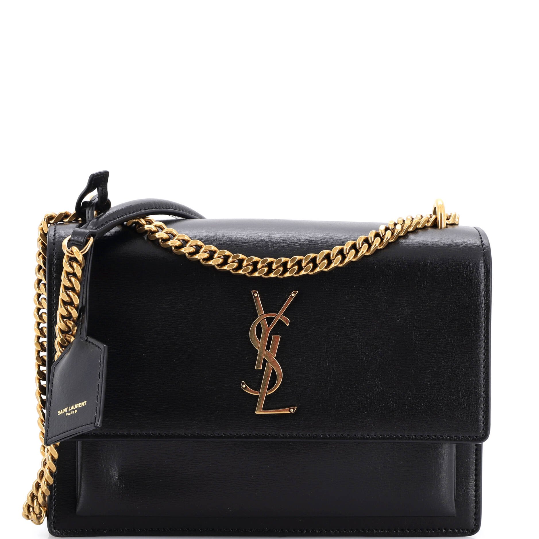 Saint Laurent Sunset Crossbody Bag Leather Medium