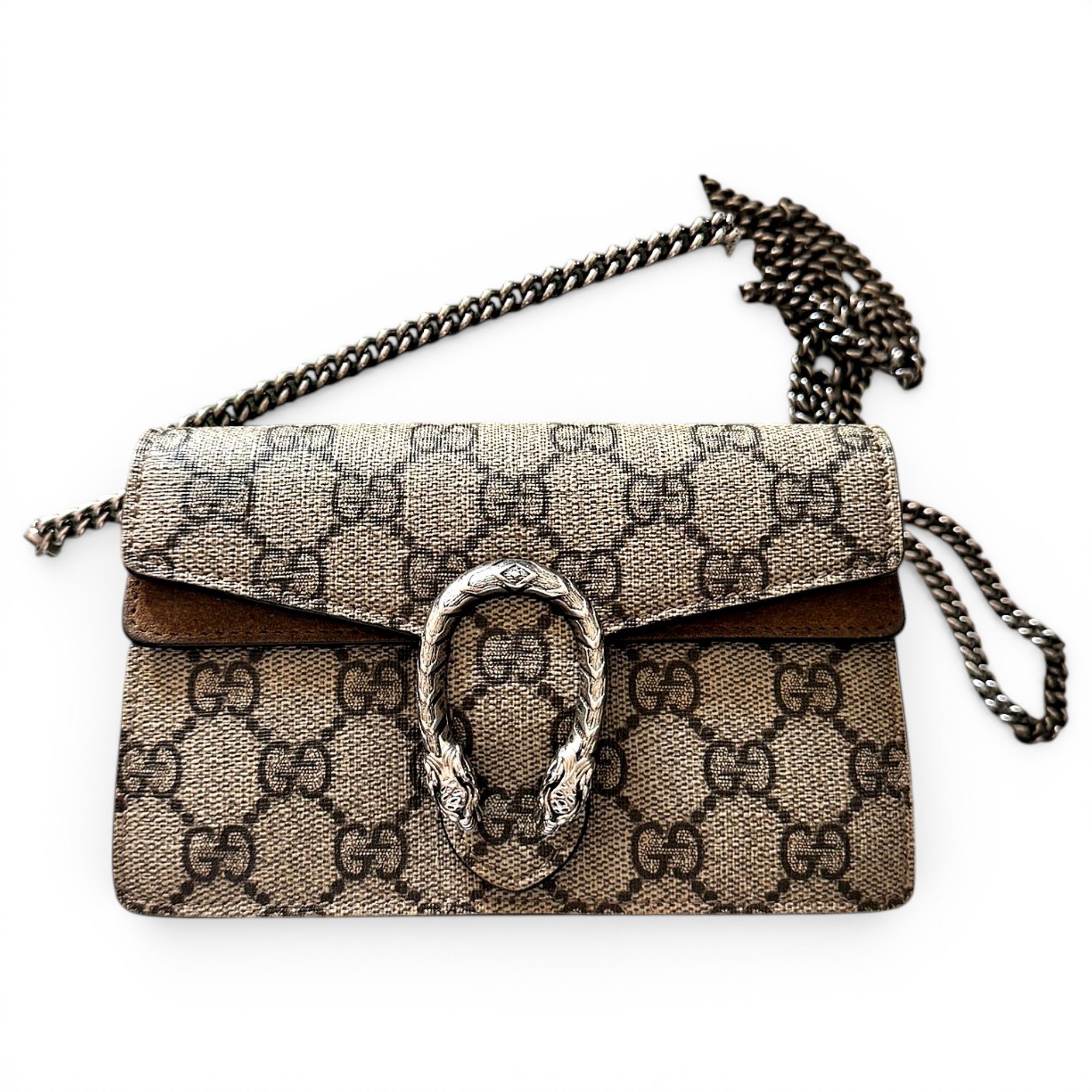 Dionysus Super Mini cloth crossbody bag
