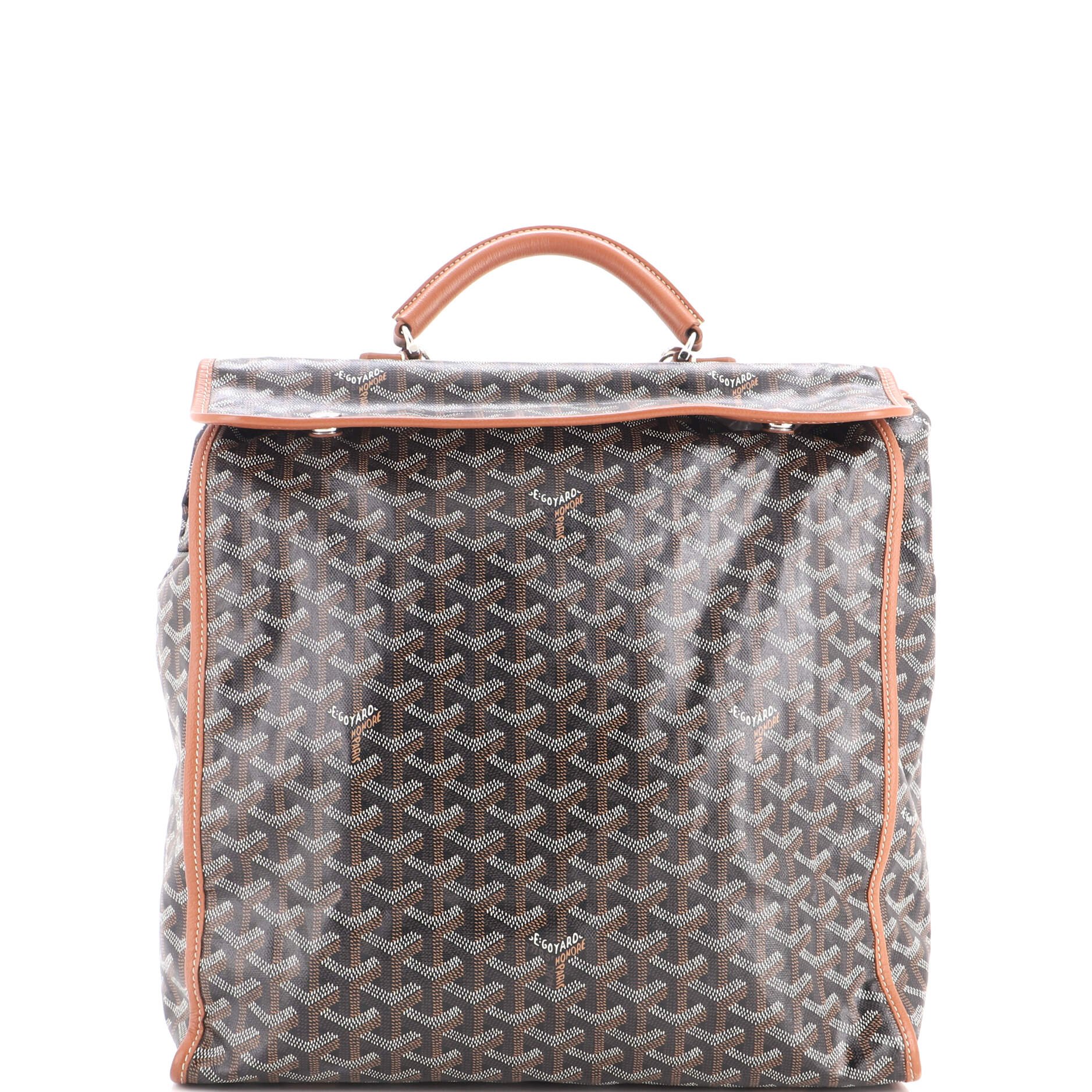 Saint Leger Briefcase Backpack Coated Canvas